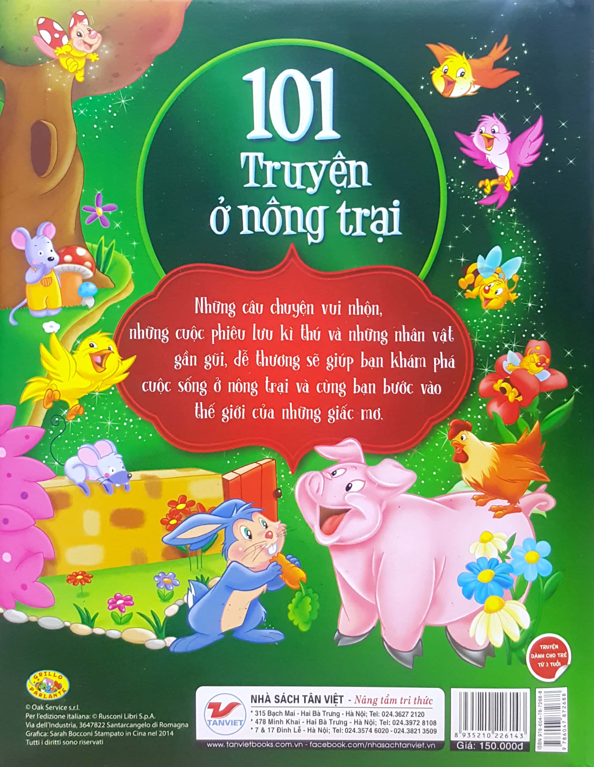 tủ sách vàng cho con - 101 truyện kể ở nông trại