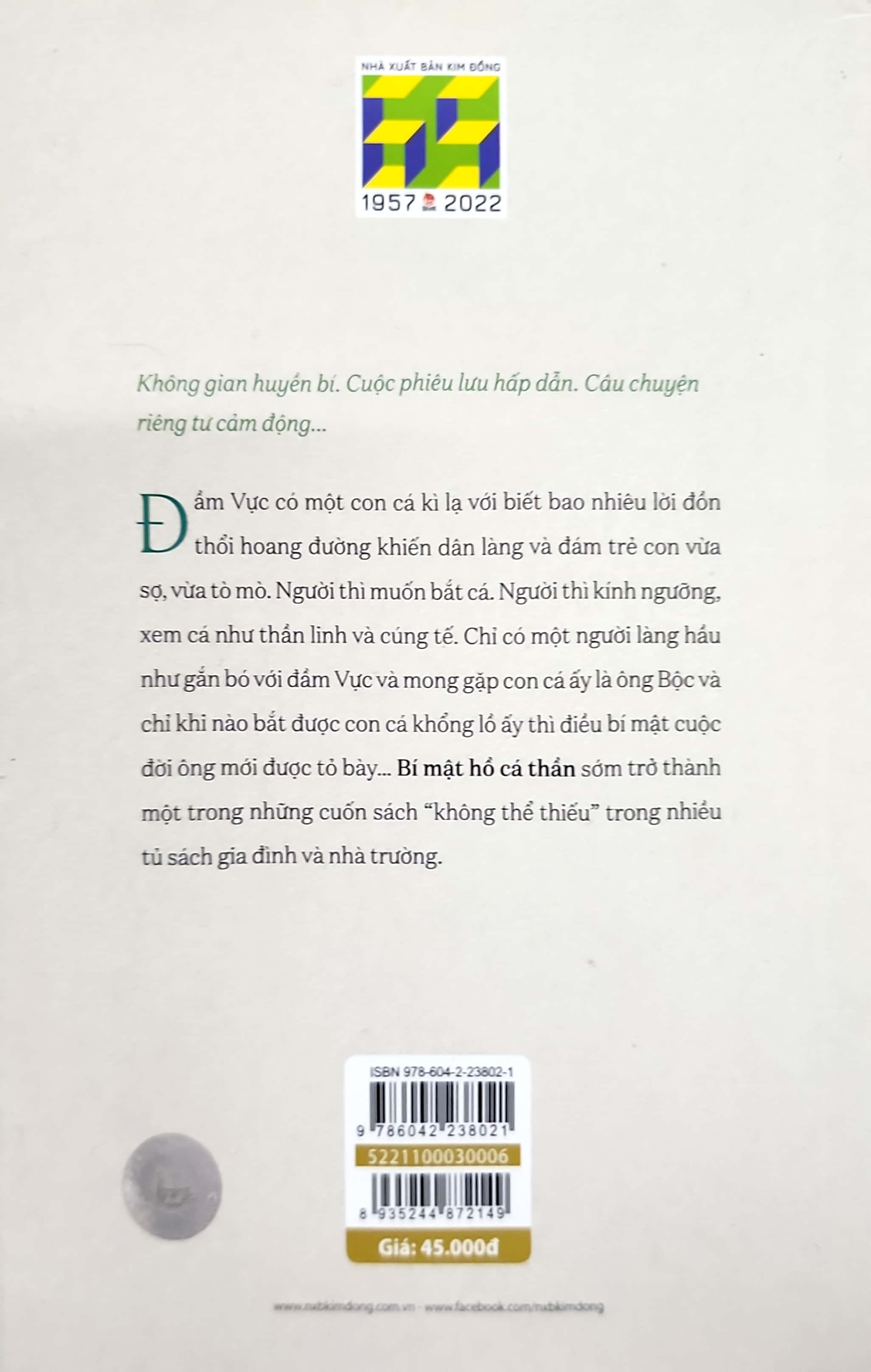 tủ sách vàng - tác phẩm chọn lọc dành cho thiếu nhi - bí mật hồ cá thần