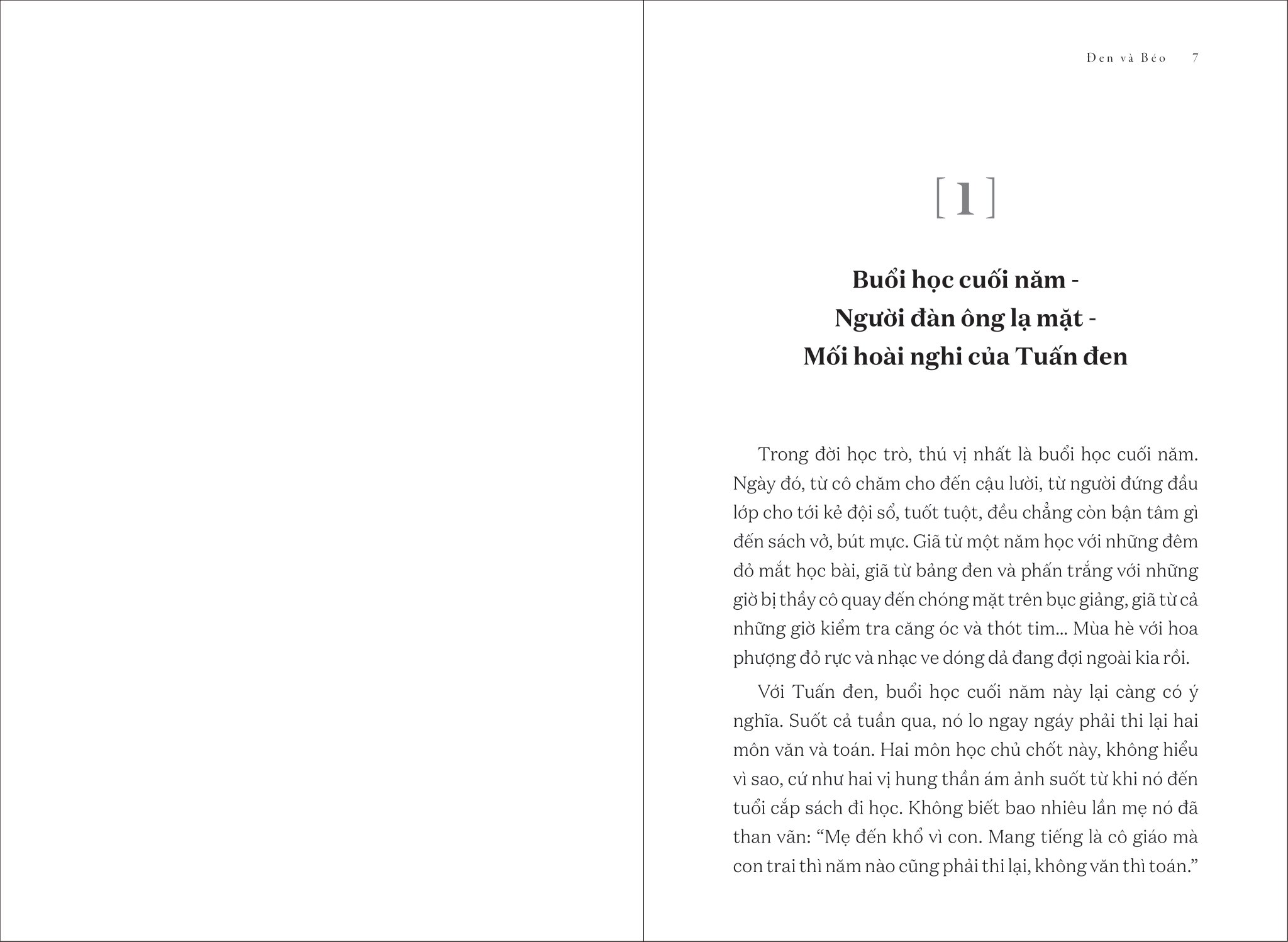 tủ sách vàng - tác phẩm chọn lọc dành cho thiếu nhi - đen và béo