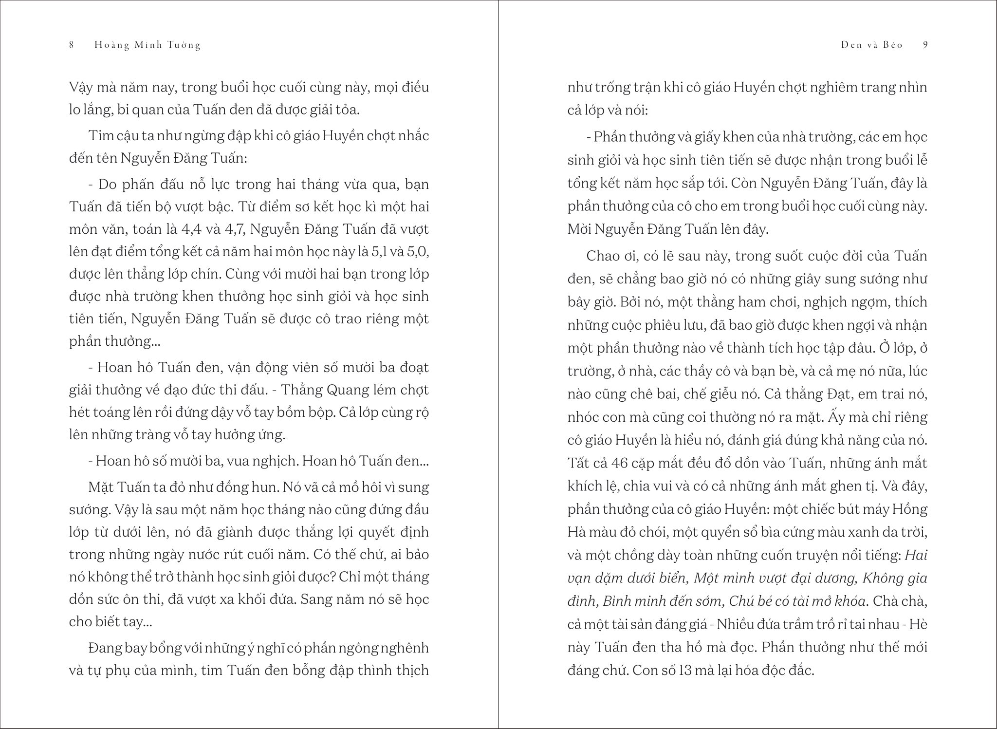 tủ sách vàng - tác phẩm chọn lọc dành cho thiếu nhi - đen và béo