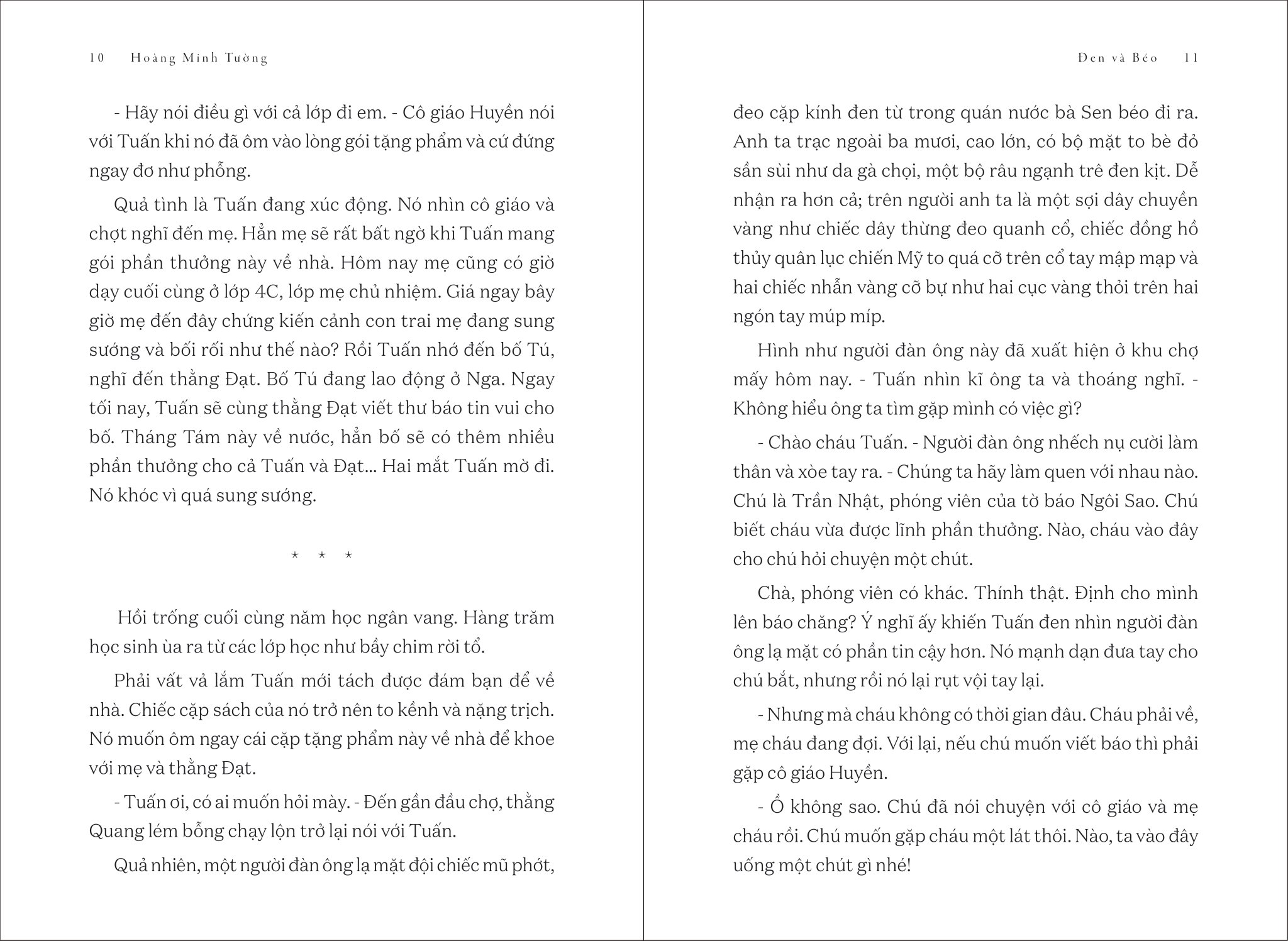 tủ sách vàng - tác phẩm chọn lọc dành cho thiếu nhi - đen và béo