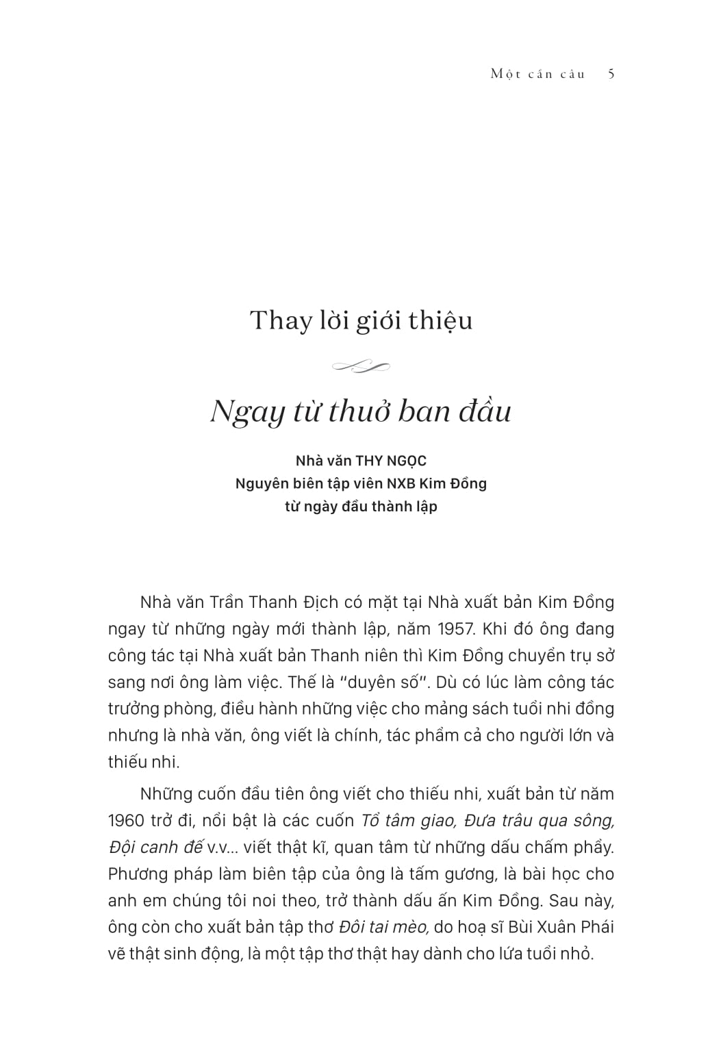 tủ sách vàng - tác phẩm chọn lọc dành cho thiếu nhi - một cần câu (tái bản 2024)