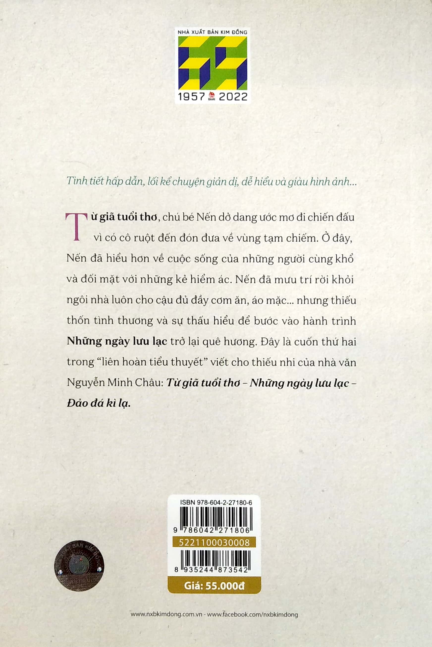 tủ sách vàng - tác phẩm chọn lọc dành cho thiếu nhi - những ngày lưu lạc