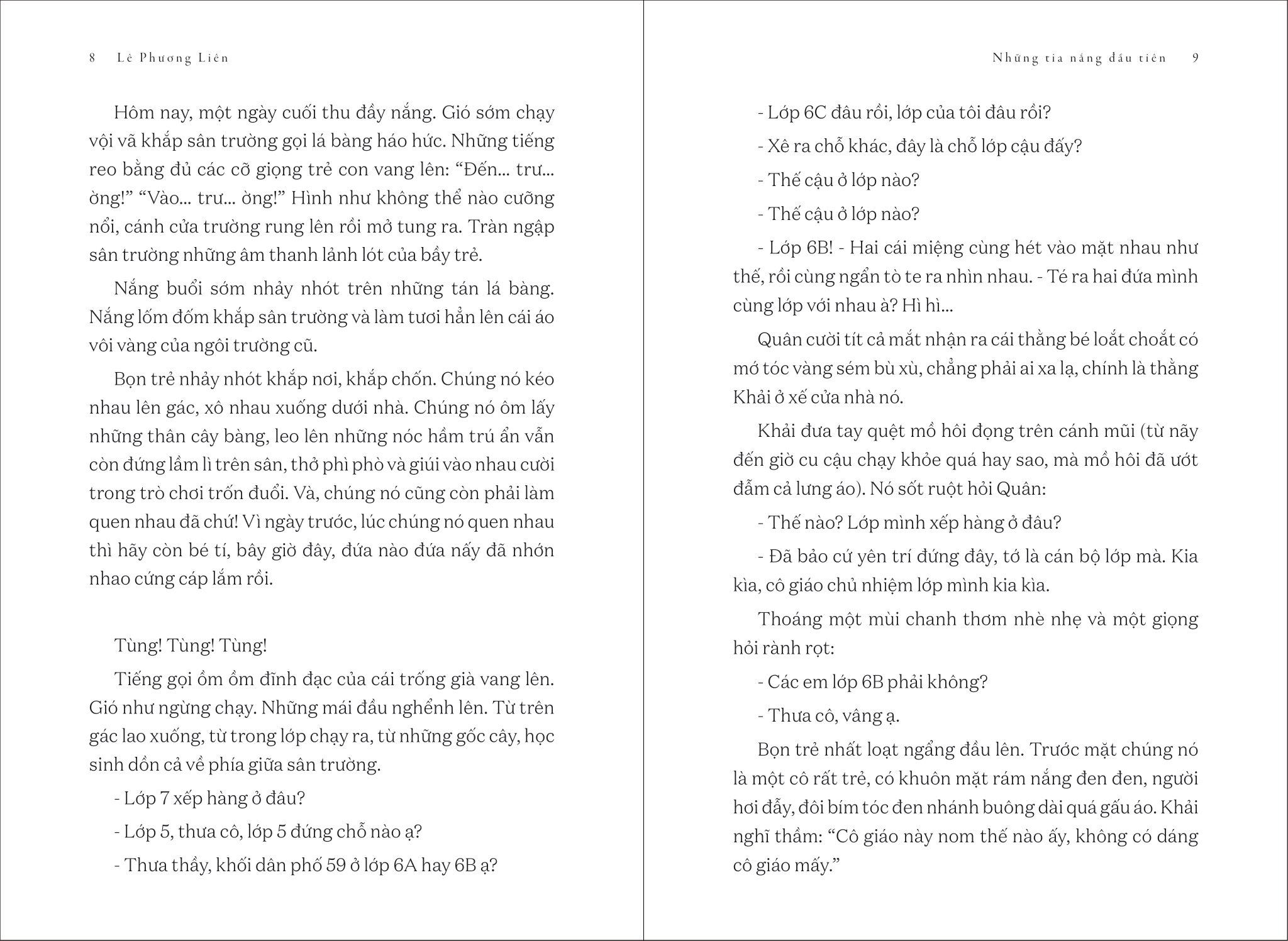 tủ sách vàng - tác phẩm chọn lọc dành cho thiếu nhi - những tia nắng đầu tiên