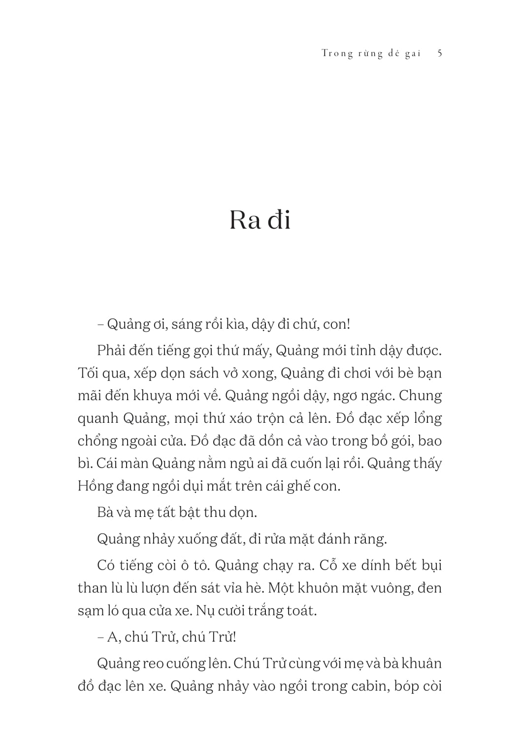 tủ sách vàng - tác phẩm chọn lọc dành cho thiếu nhi - trong rừng dẻ gai