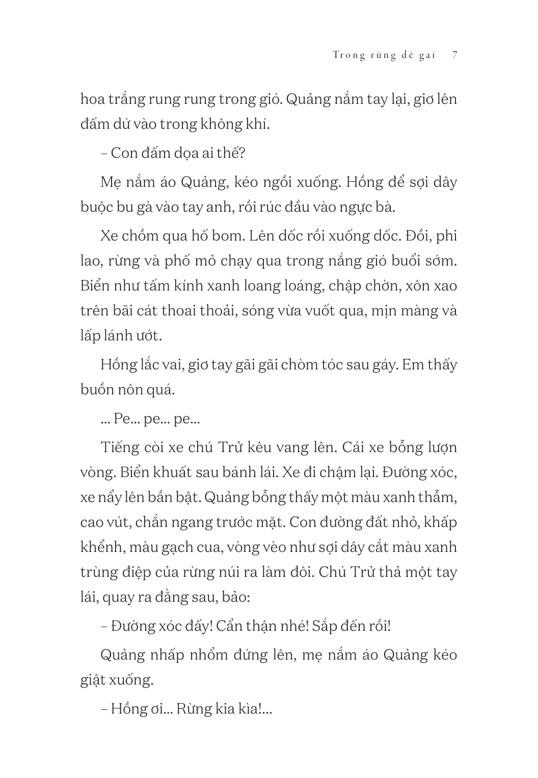 tủ sách vàng - tác phẩm chọn lọc dành cho thiếu nhi - trong rừng dẻ gai