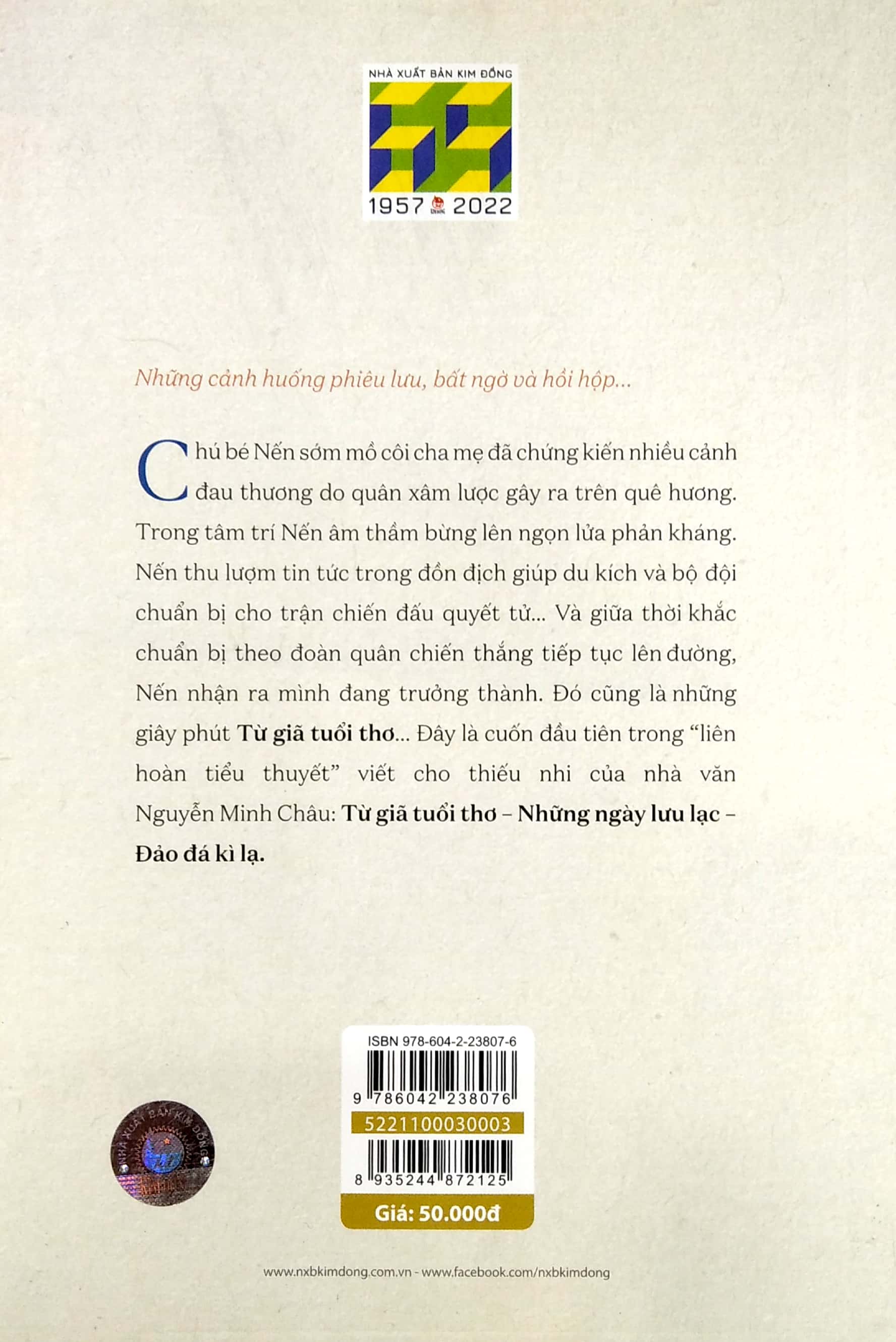 tủ sách vàng - tác phẩm chọn lọc dành cho thiếu nhi - từ giã tuổi thơ