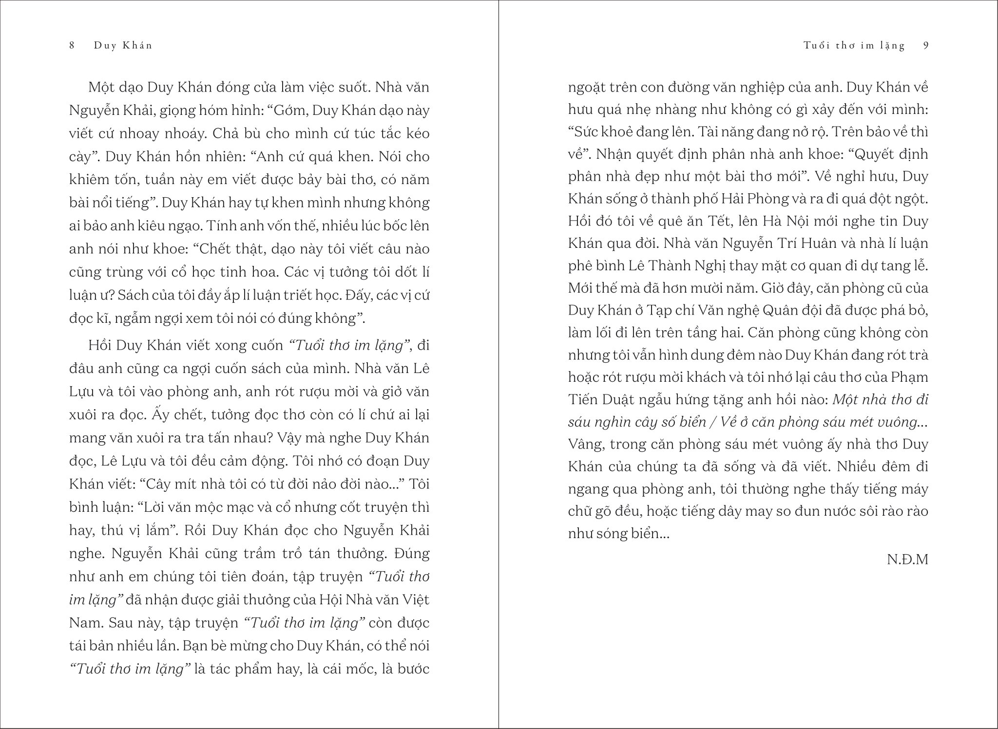 tủ sách vàng - tác phẩm chọn lọc dành cho thiếu nhi - tuổi thơ im lặng (tái bản 2023)