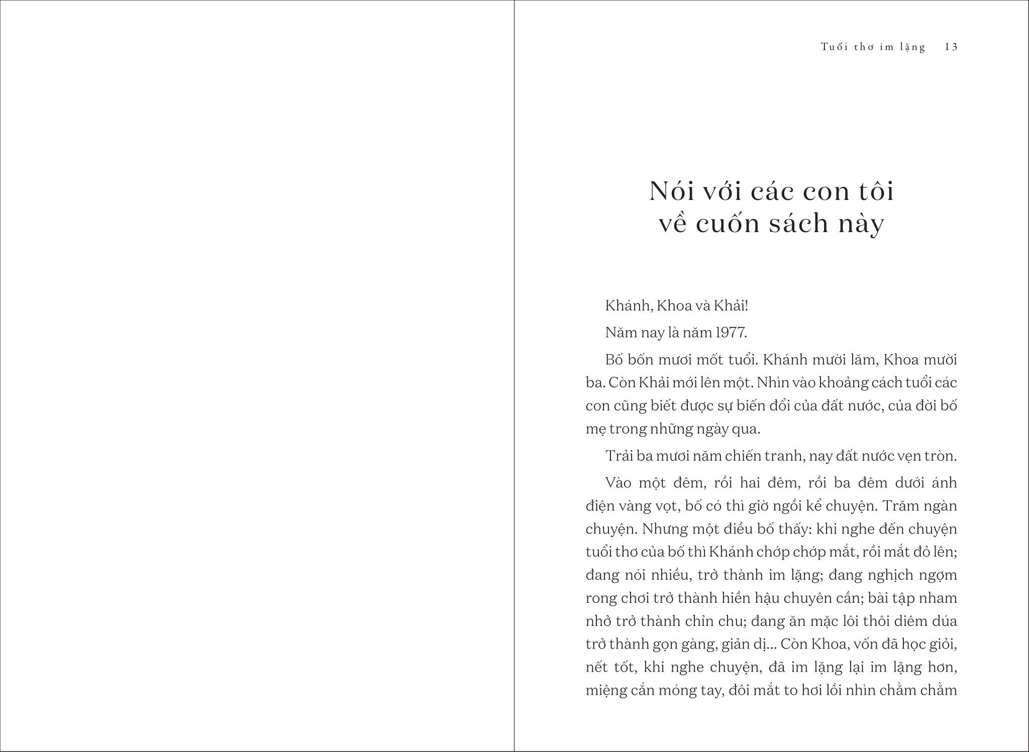 tủ sách vàng - tác phẩm chọn lọc dành cho thiếu nhi - tuổi thơ im lặng (tái bản 2023)