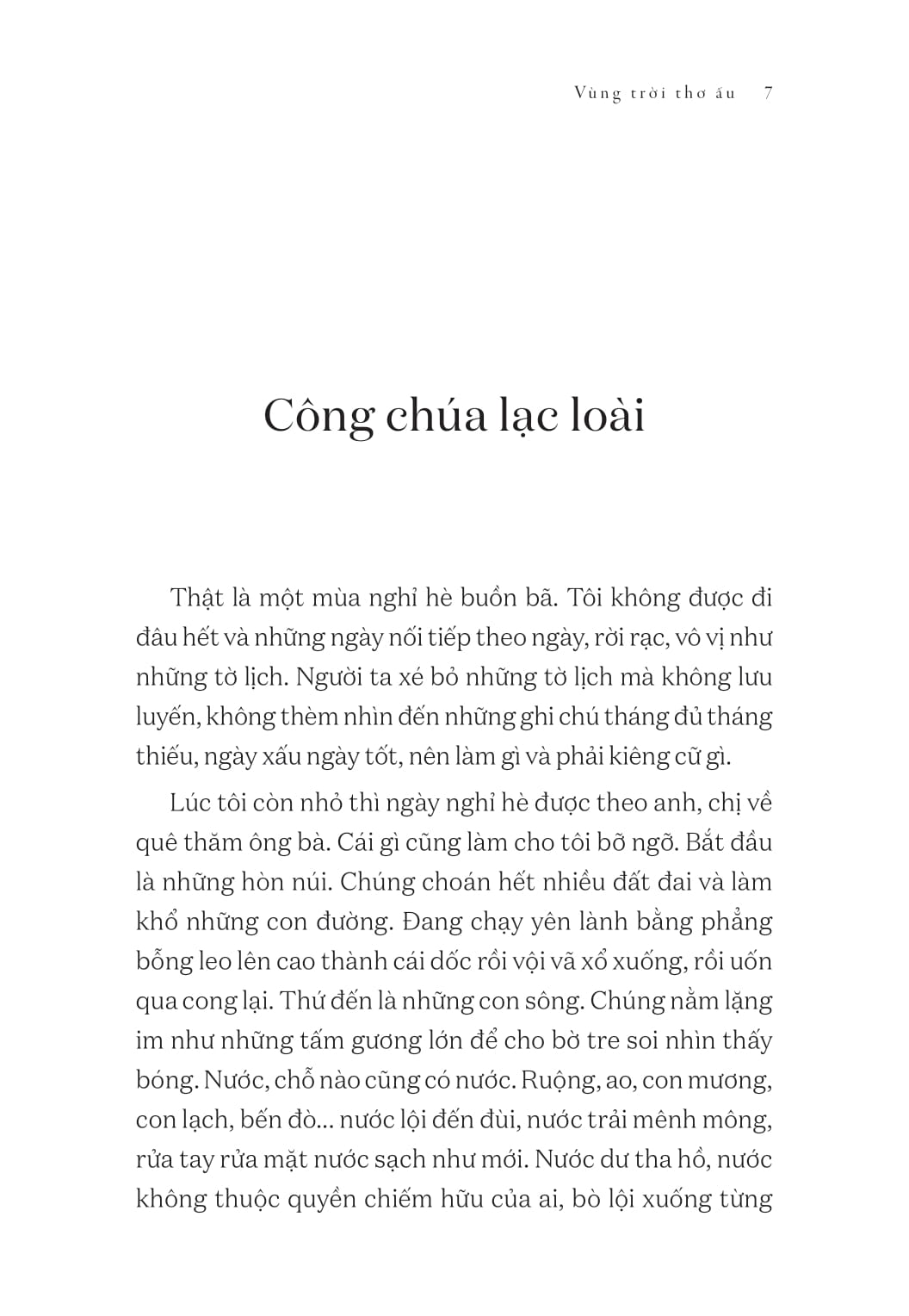 tủ sách vàng - tác phẩm chọn lọc dành cho thiếu nhi - vùng trời thơ ấu (tái bản 2024)