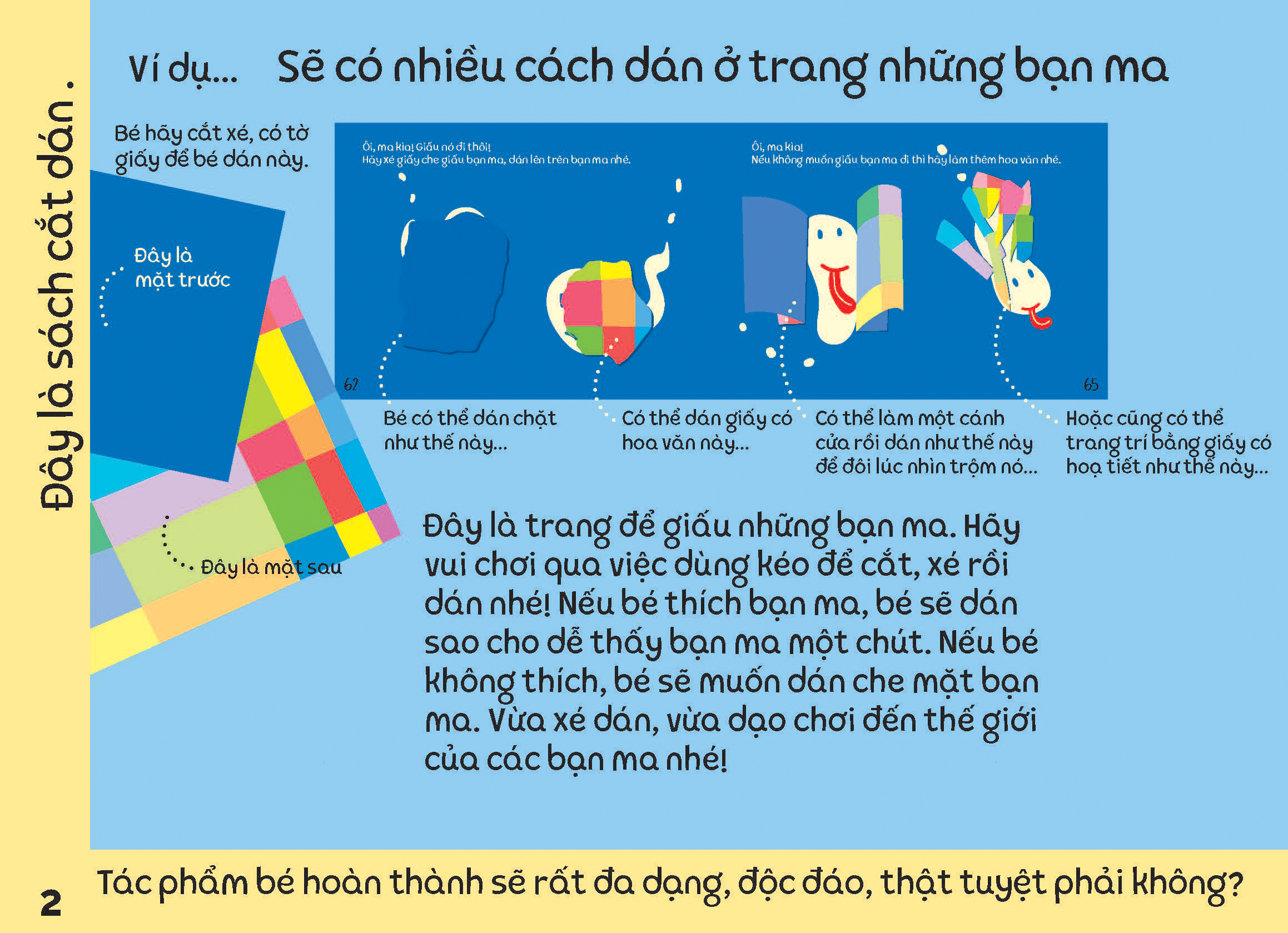 tủ sách vui để học - cắt dán dành cho bé mới bắt đầu