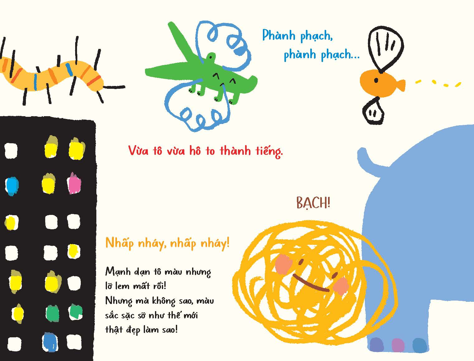 tủ sách vui để học - dòng sách cầm tay - sách tô màu - đùng! tô màu thôi