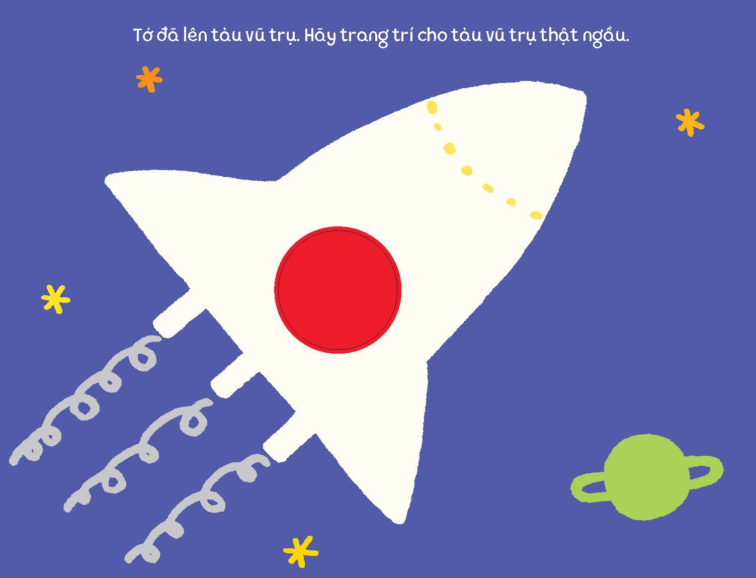 tủ sách vui để học - dòng sách cầm tay - sách tô màu - hình vẽ tròn xoe