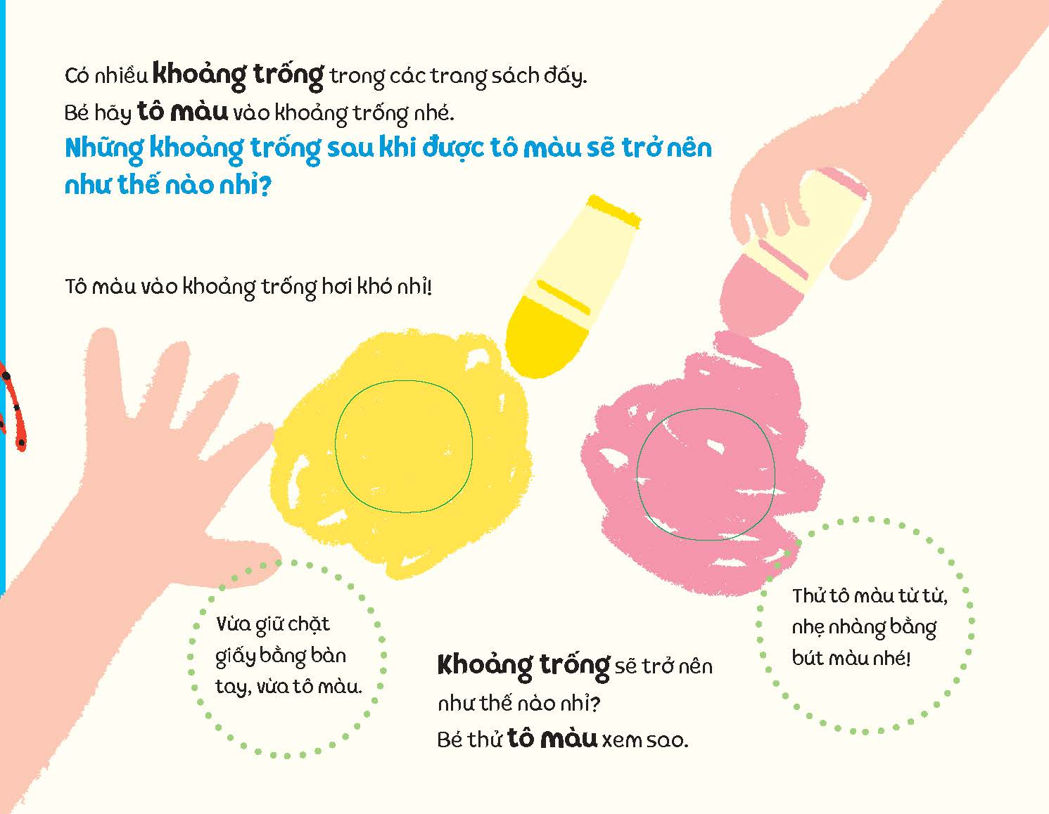 tủ sách vui để học - dòng sách cầm tay - sách tô màu - tô màu vào khoảng trống