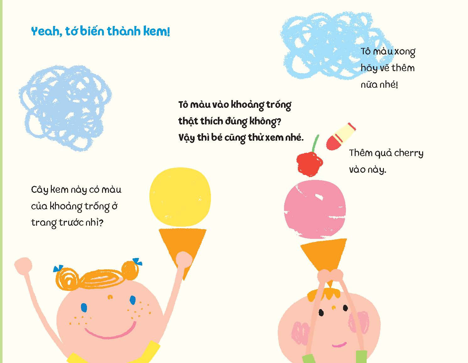 tủ sách vui để học - dòng sách cầm tay - sách tô màu - tô màu vào khoảng trống