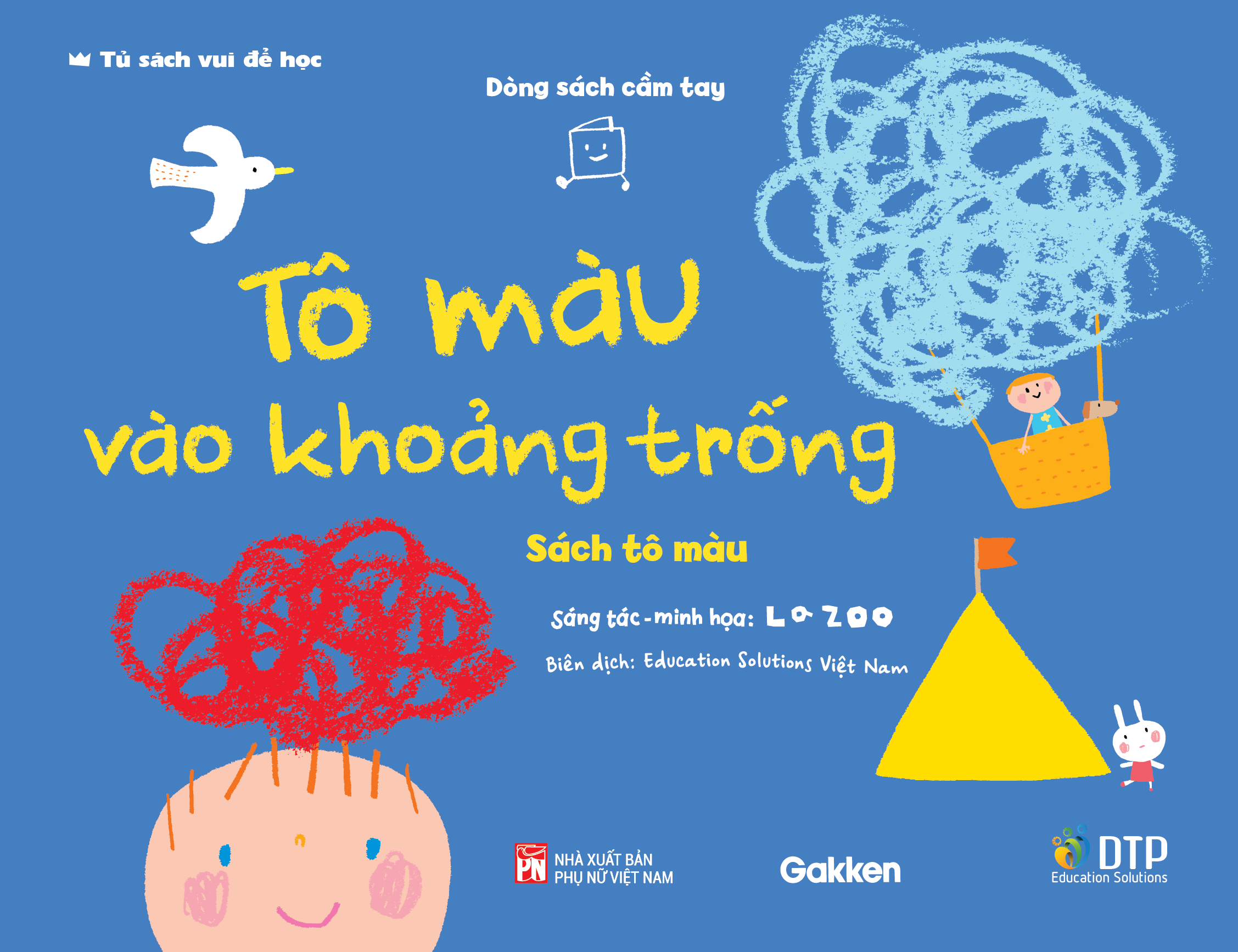 tủ sách vui để học - dòng sách cầm tay - sách tô màu - tô màu vào khoảng trống