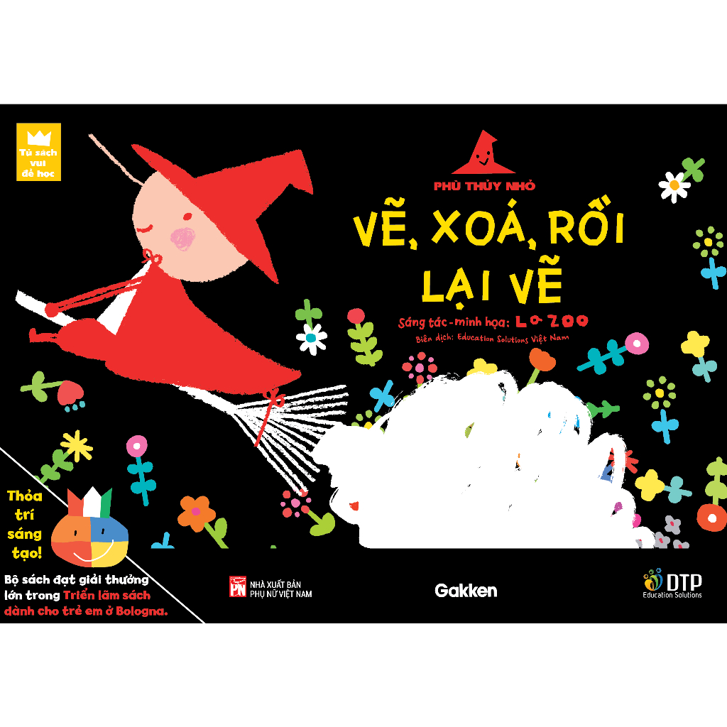 tủ sách vui để học - phù thủy nhỏ - vẽ, xóa, rồi lại vẽ