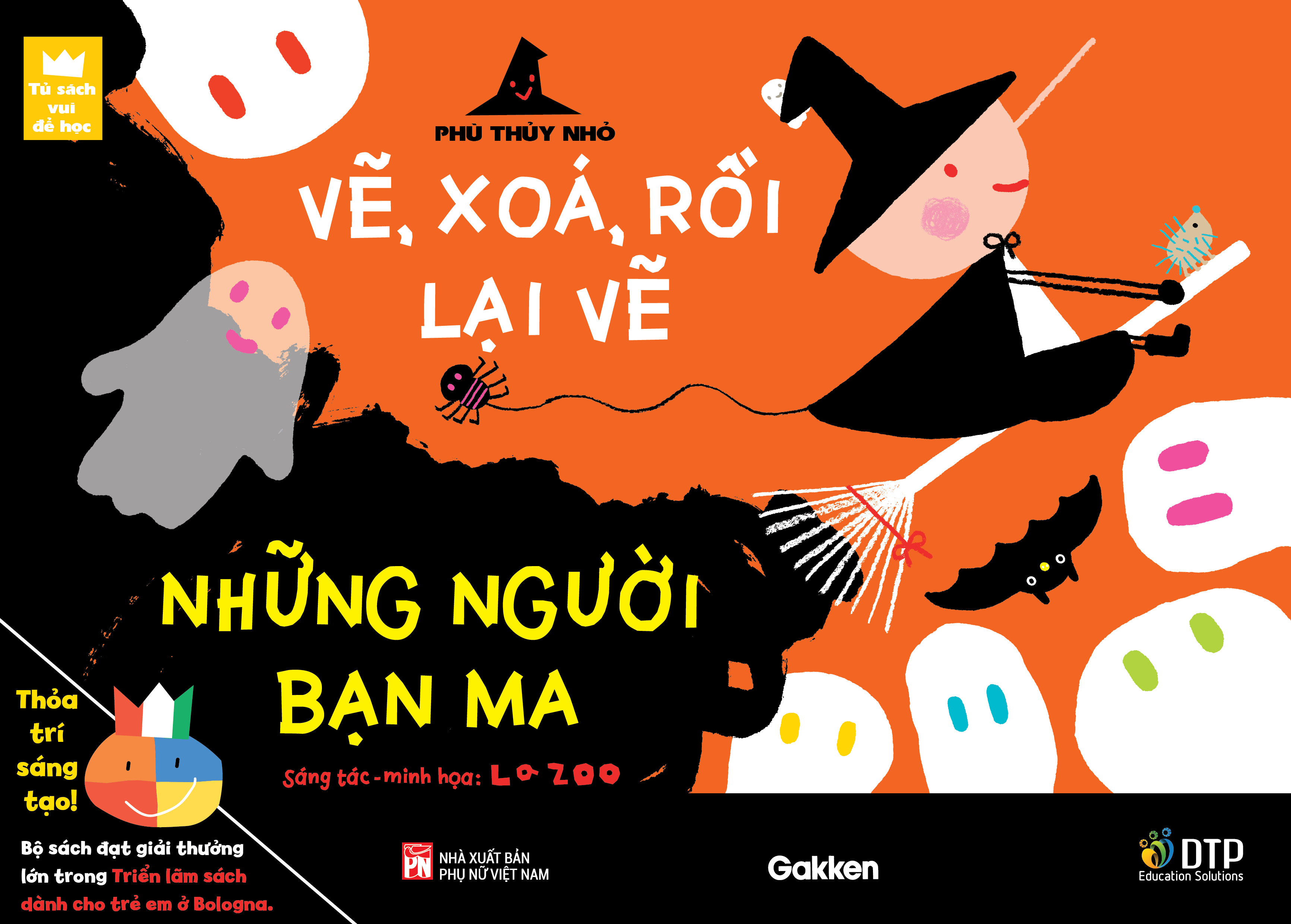 tủ sách vui để học - phù thủy nhỏ - vẽ, xóa, rồi lại vẽ - những người bạn ma