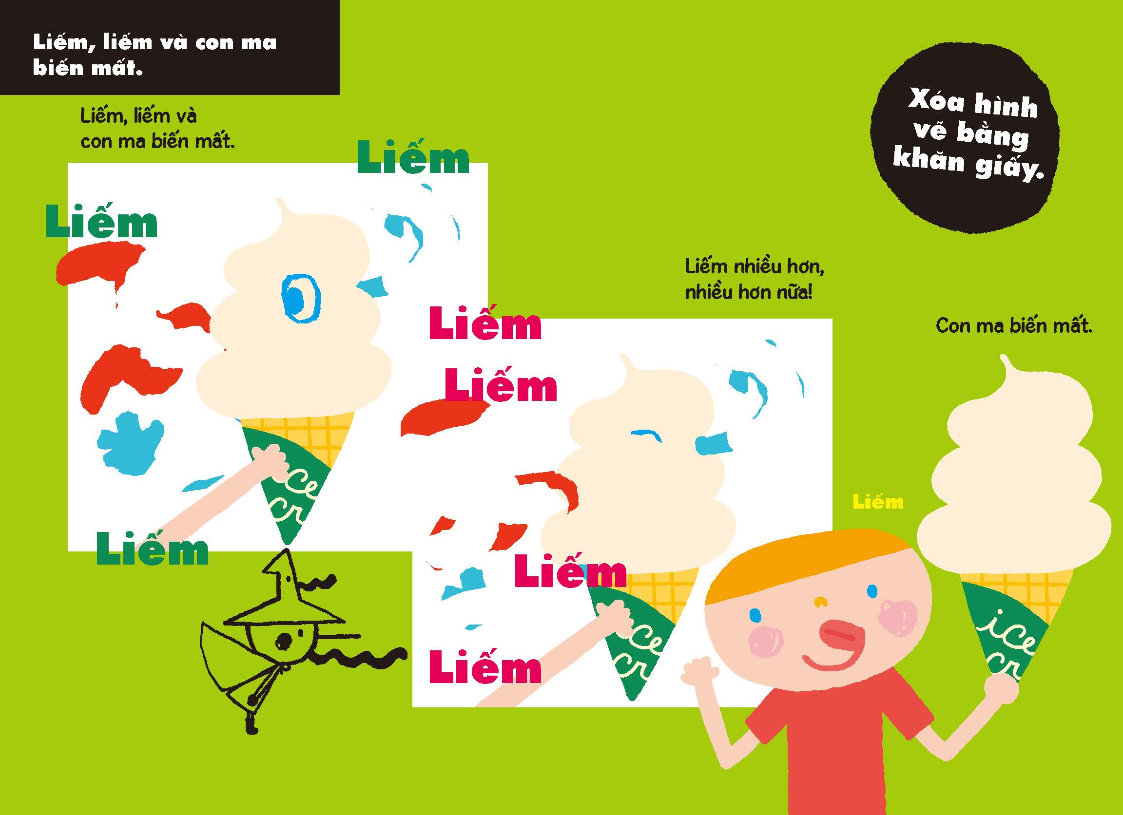 tủ sách vui để học - phù thủy nhỏ - vẽ, xóa, rồi lại vẽ - những người bạn ma