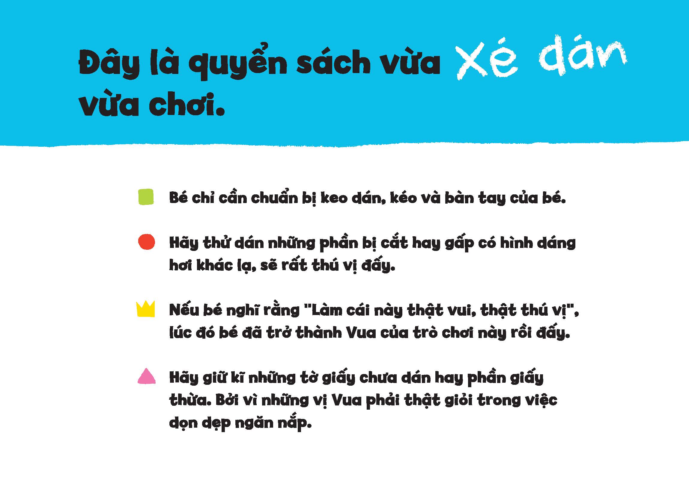 tủ sách vui để học - xé dán thật vui!