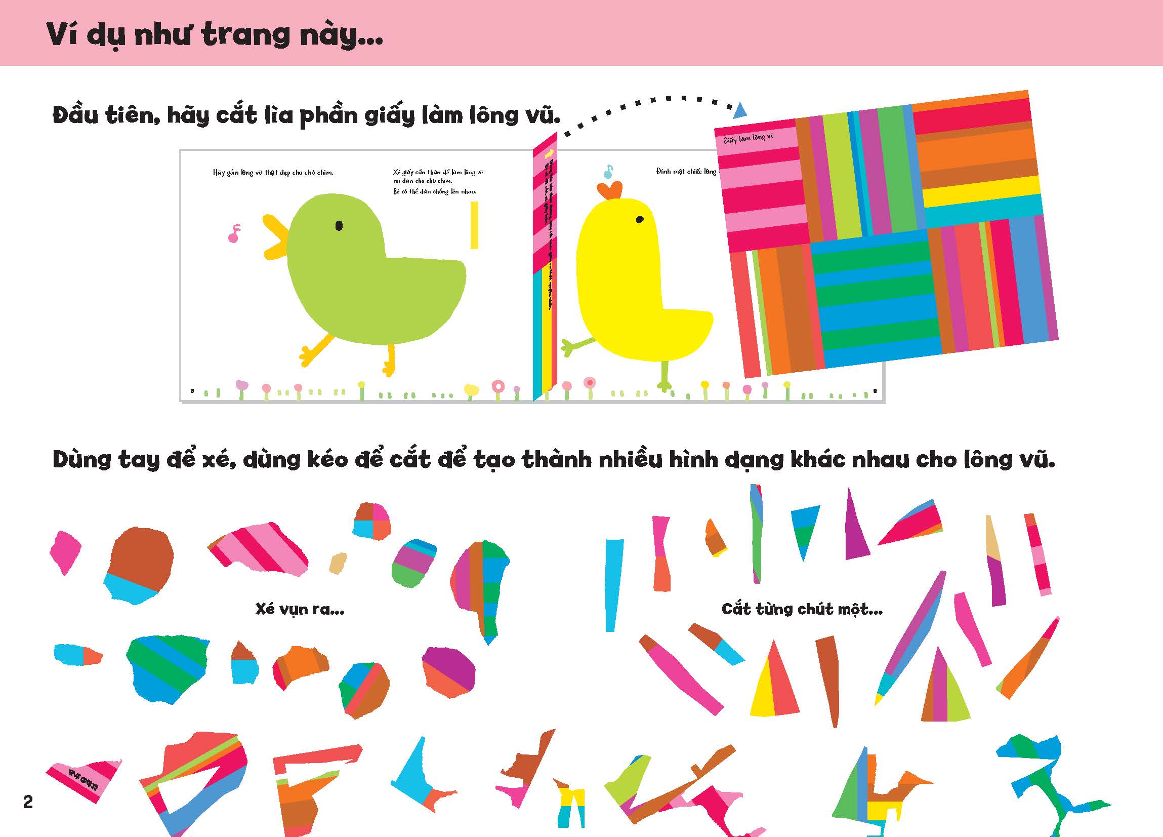 tủ sách vui để học - xé dán thật vui!