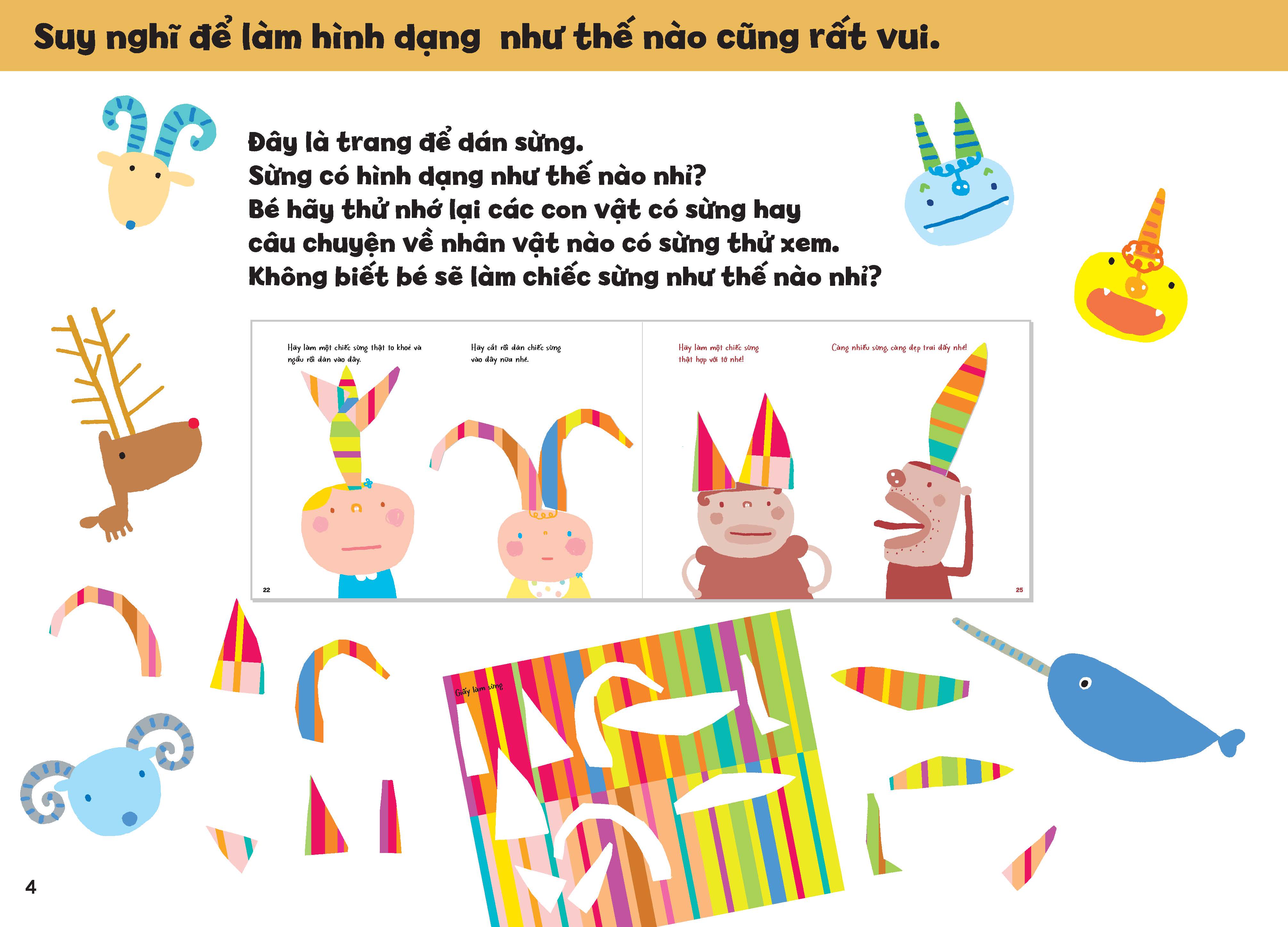 tủ sách vui để học - xé dán thật vui!