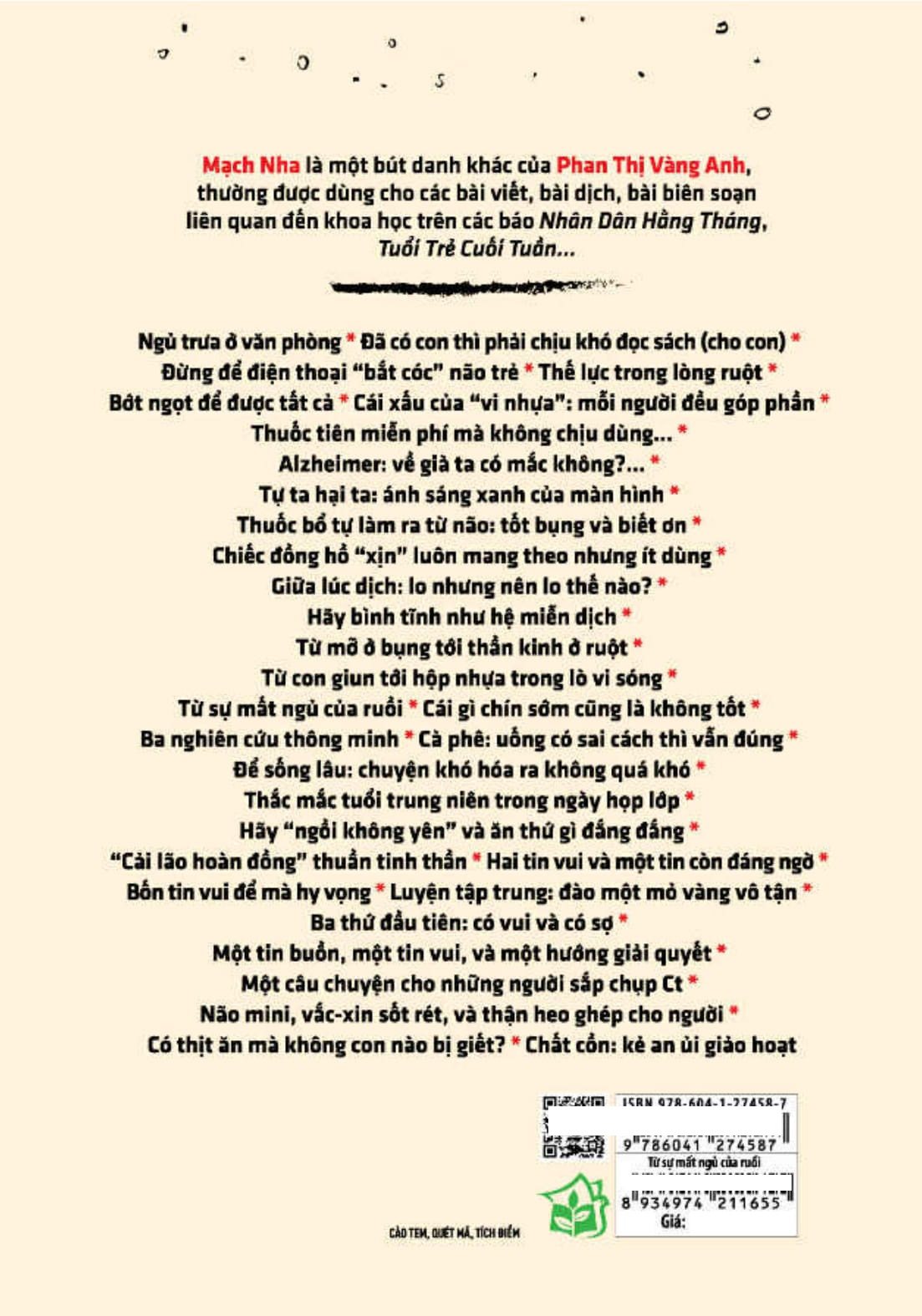 Tu Su Mat Ngu Cua Ruoi