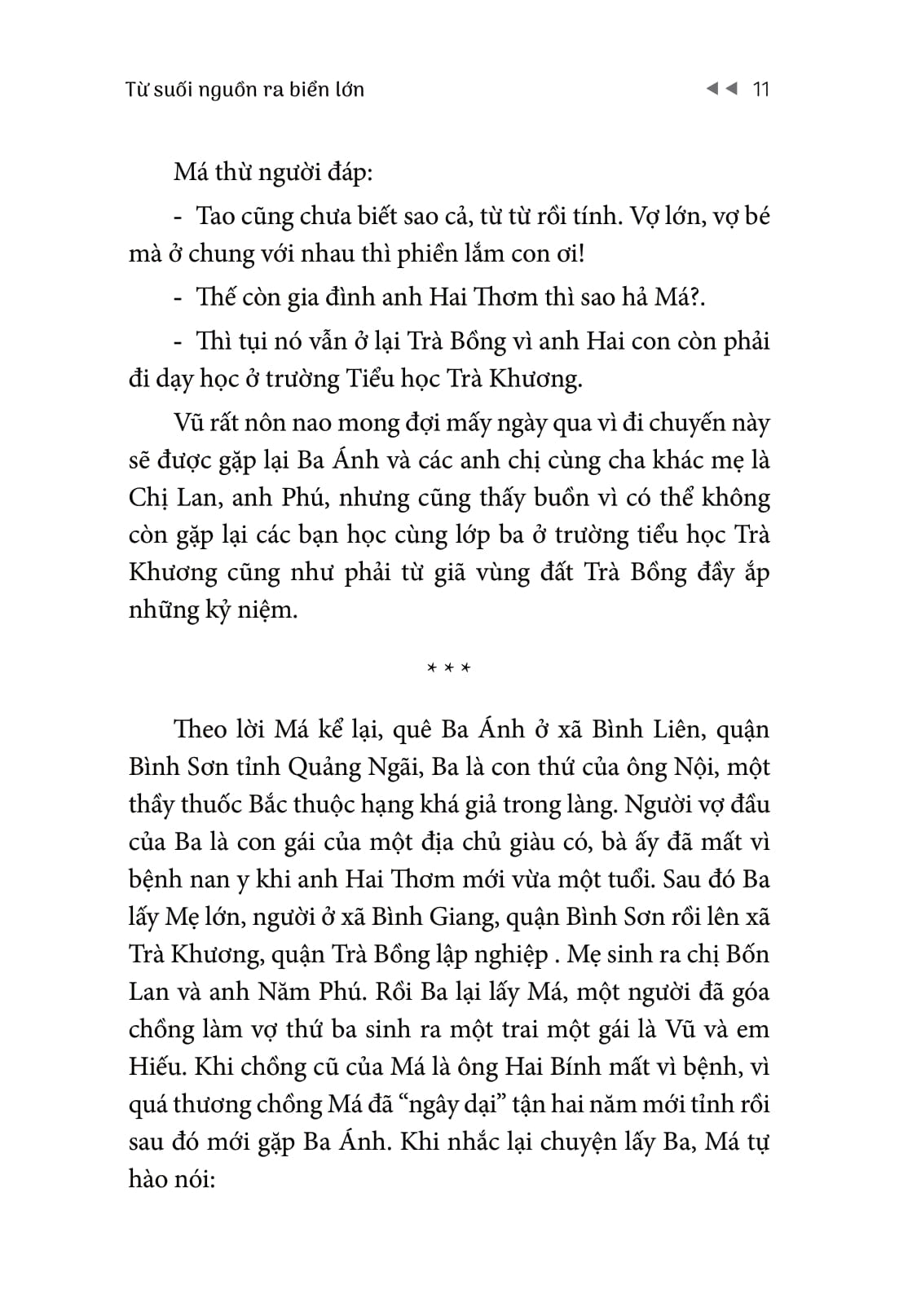 từ suối nguồn ra biển lớn