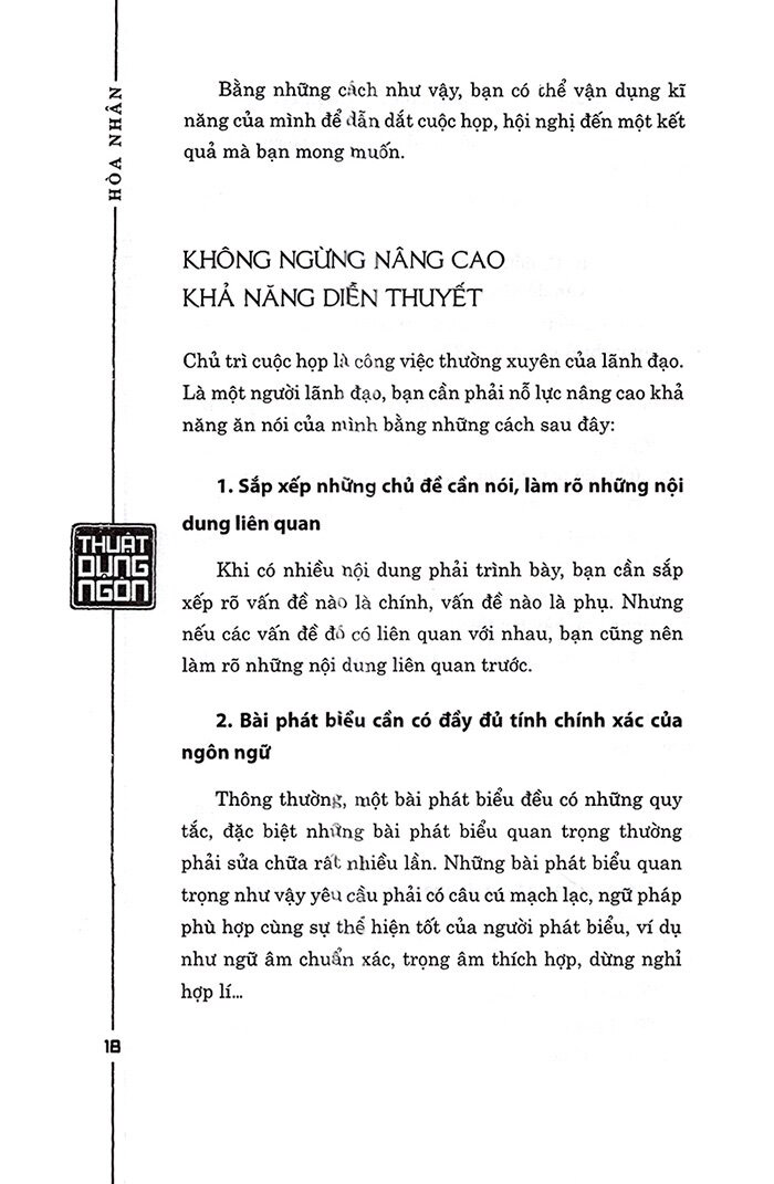 tứ thư lãnh đạo - thuật dụng ngôn (tái bản 2021)