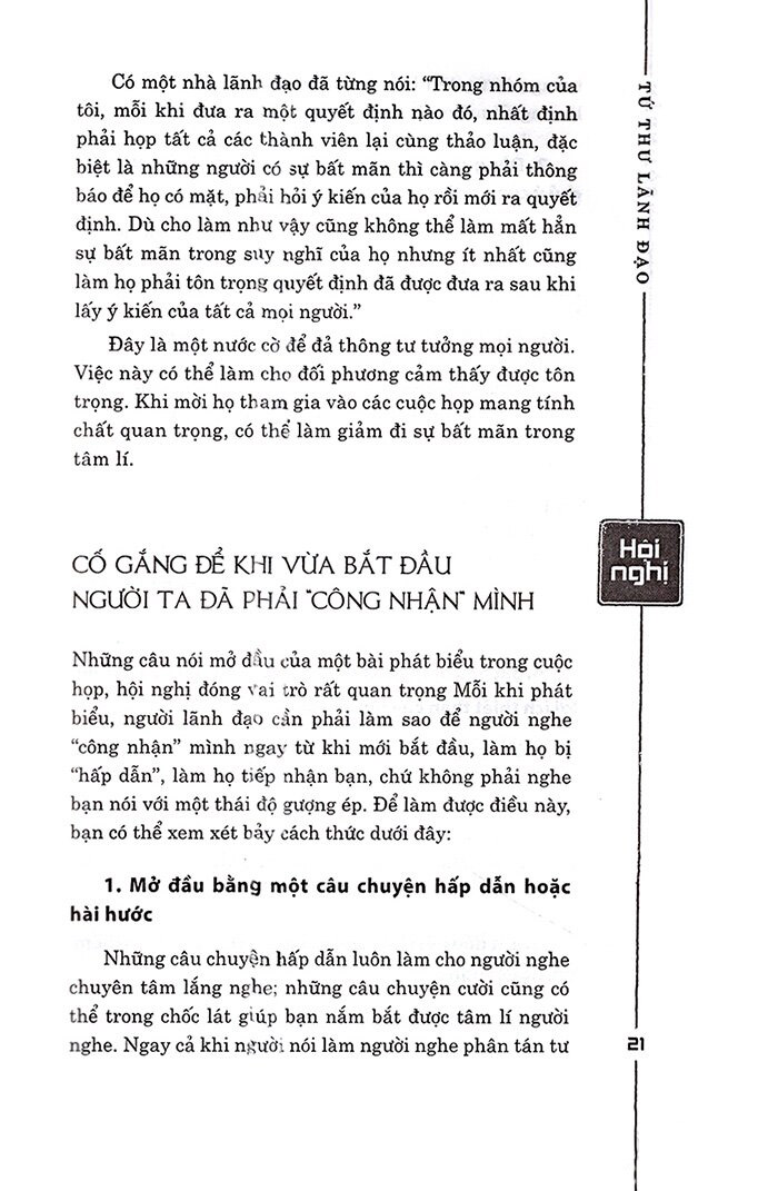 tứ thư lãnh đạo - thuật dụng ngôn (tái bản 2021)