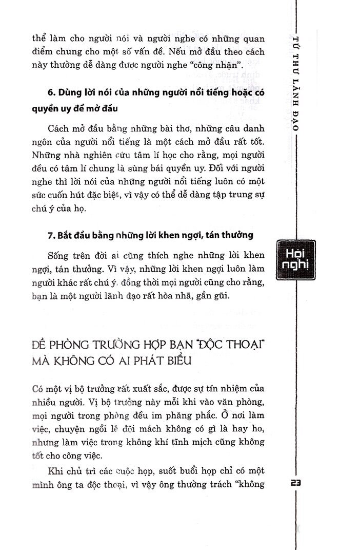 tứ thư lãnh đạo - thuật dụng ngôn (tái bản 2021)