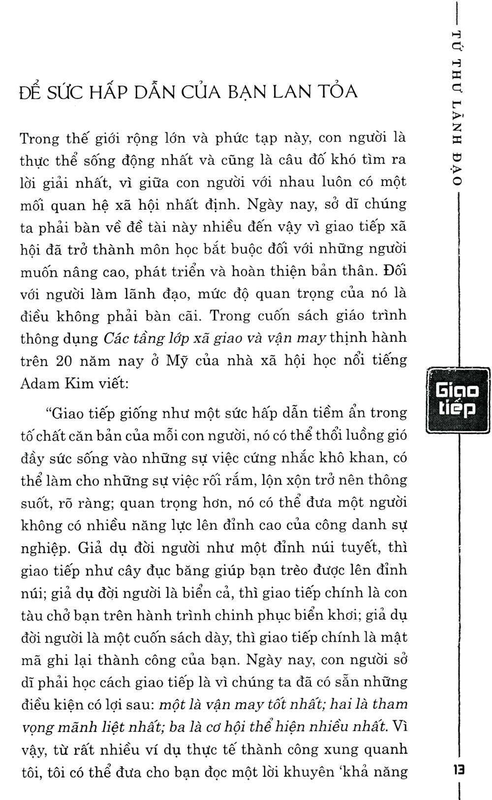 tứ thư lãnh đạo - thuật xử thế (tái bản 2022)