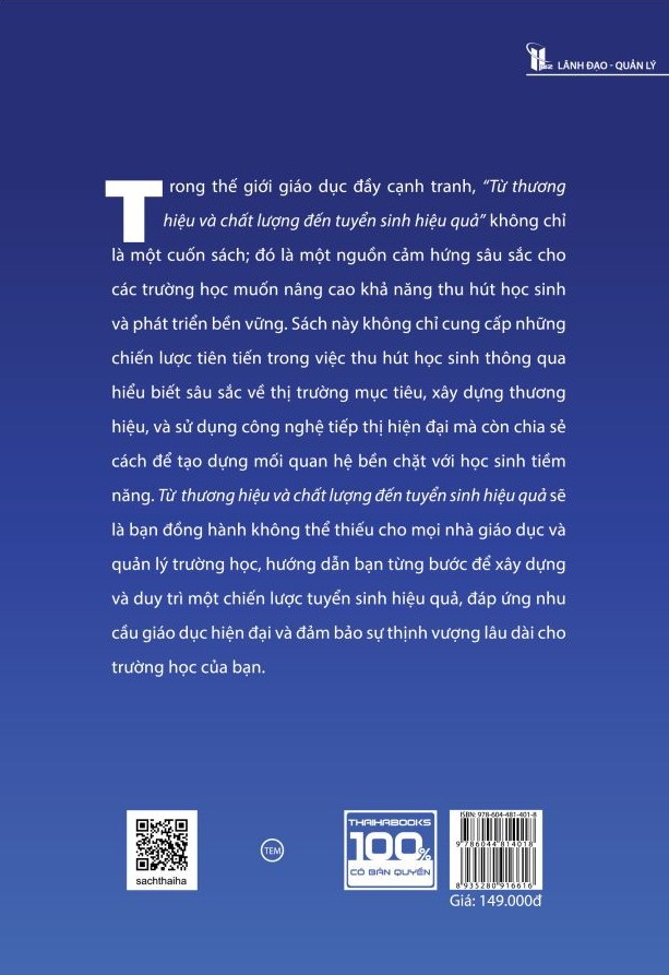 từ thương hiệu và chất lượng đến tuyển sinh hiệu quả - chuyện người làm giáo dục