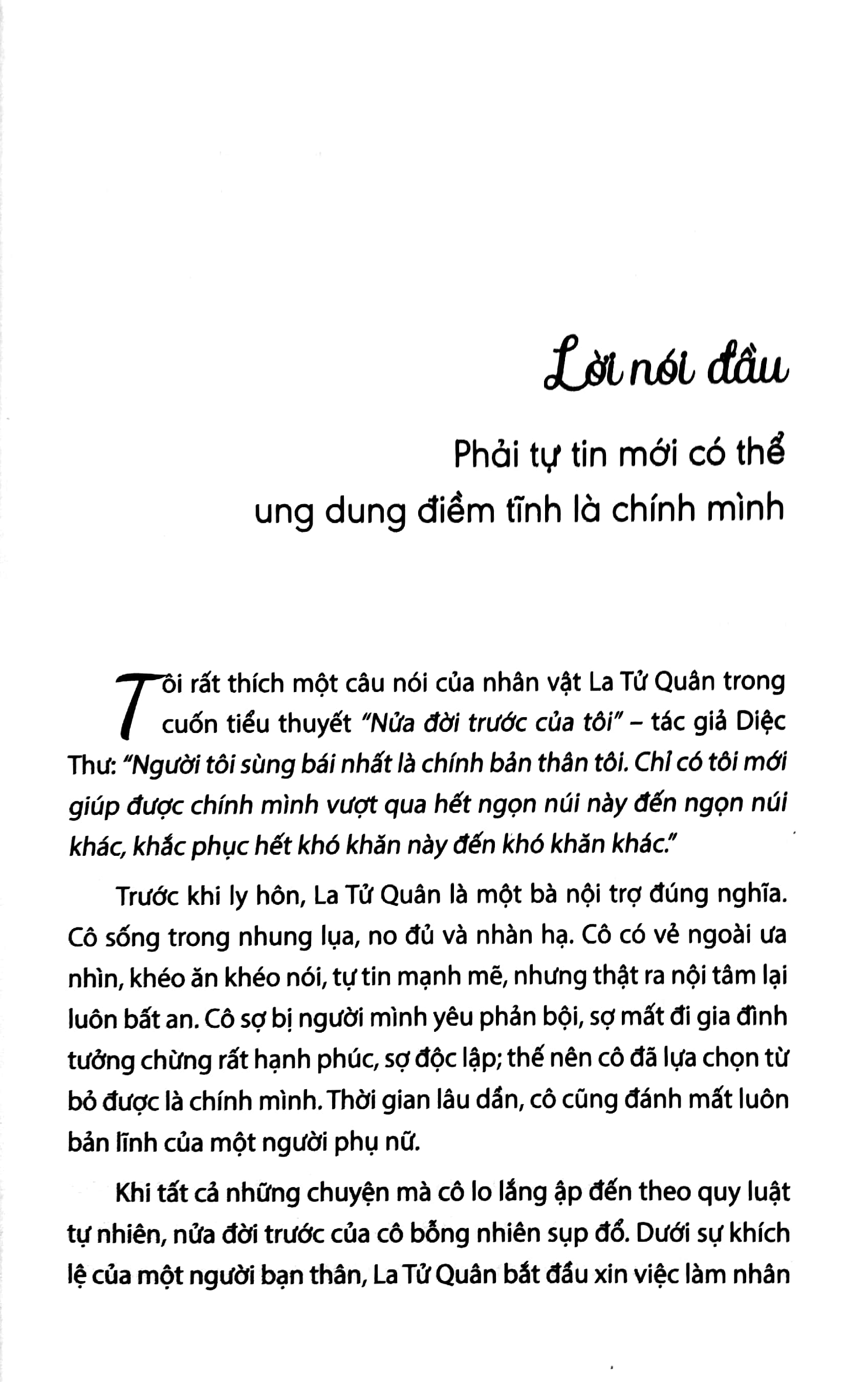 tự tin quyết định thần thái