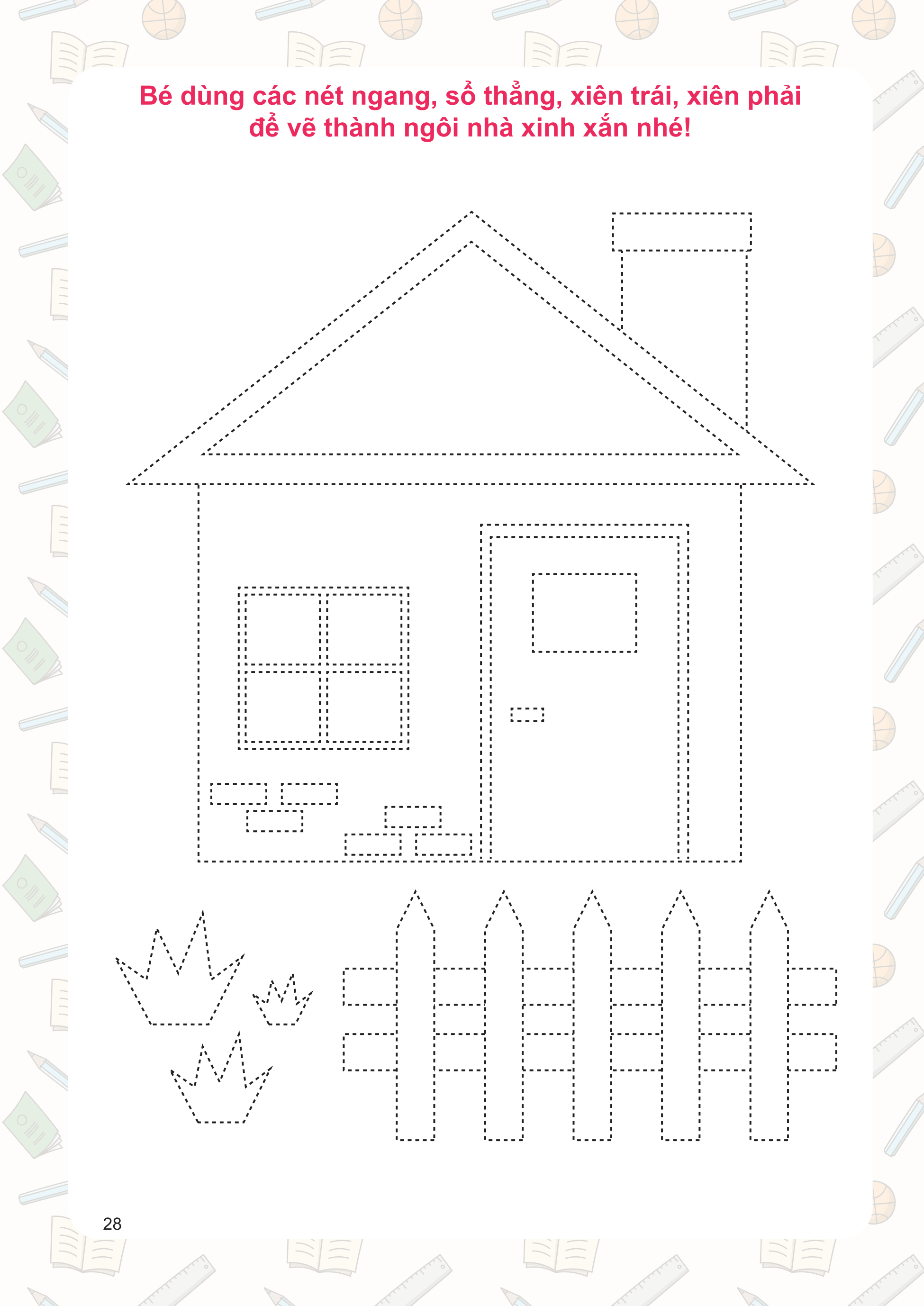 Tự Tin Vào Lớp 1 - Luyện Tập Tô Nét Cơ Bản