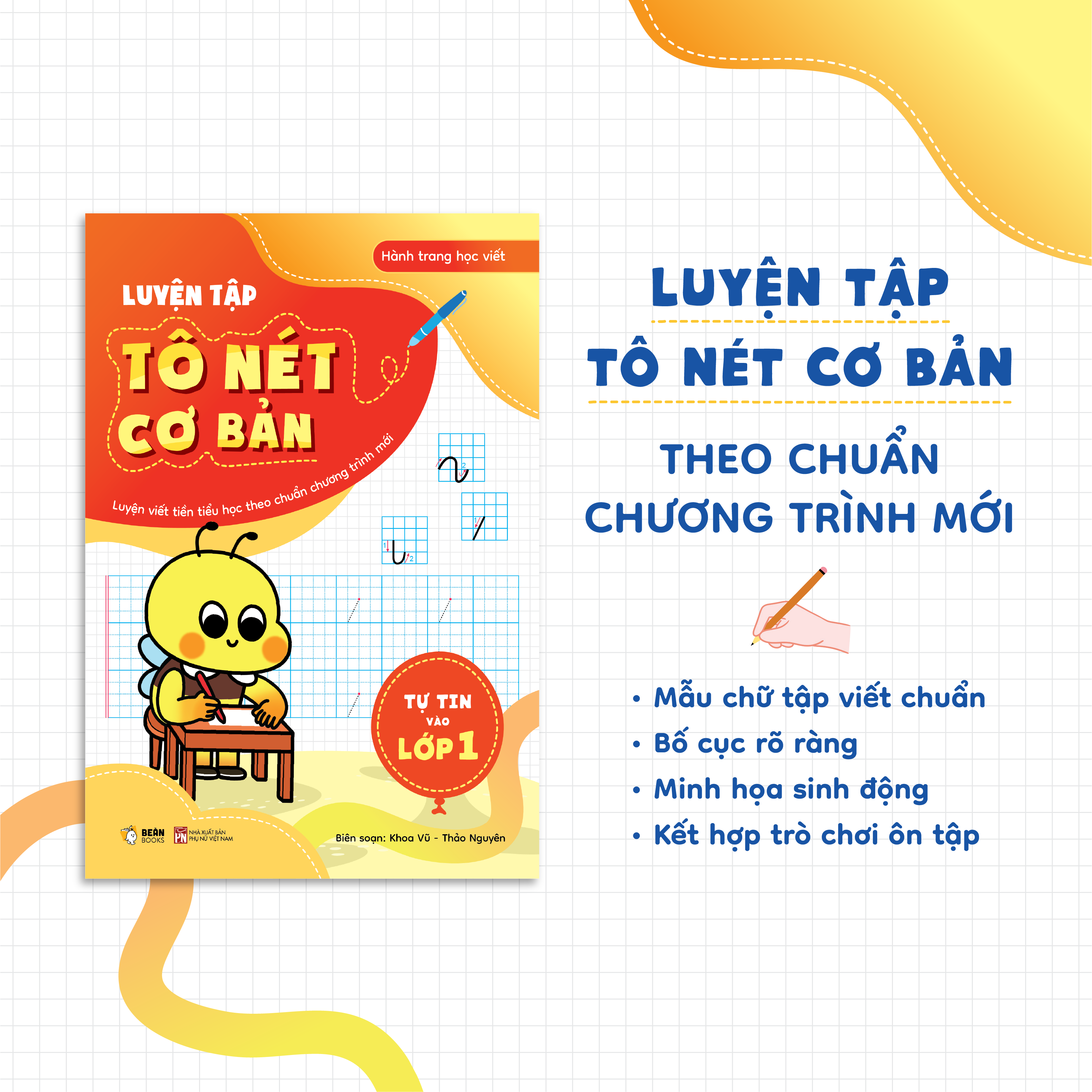 Tự Tin Vào Lớp 1 - Luyện Tập Tô Nét Cơ Bản