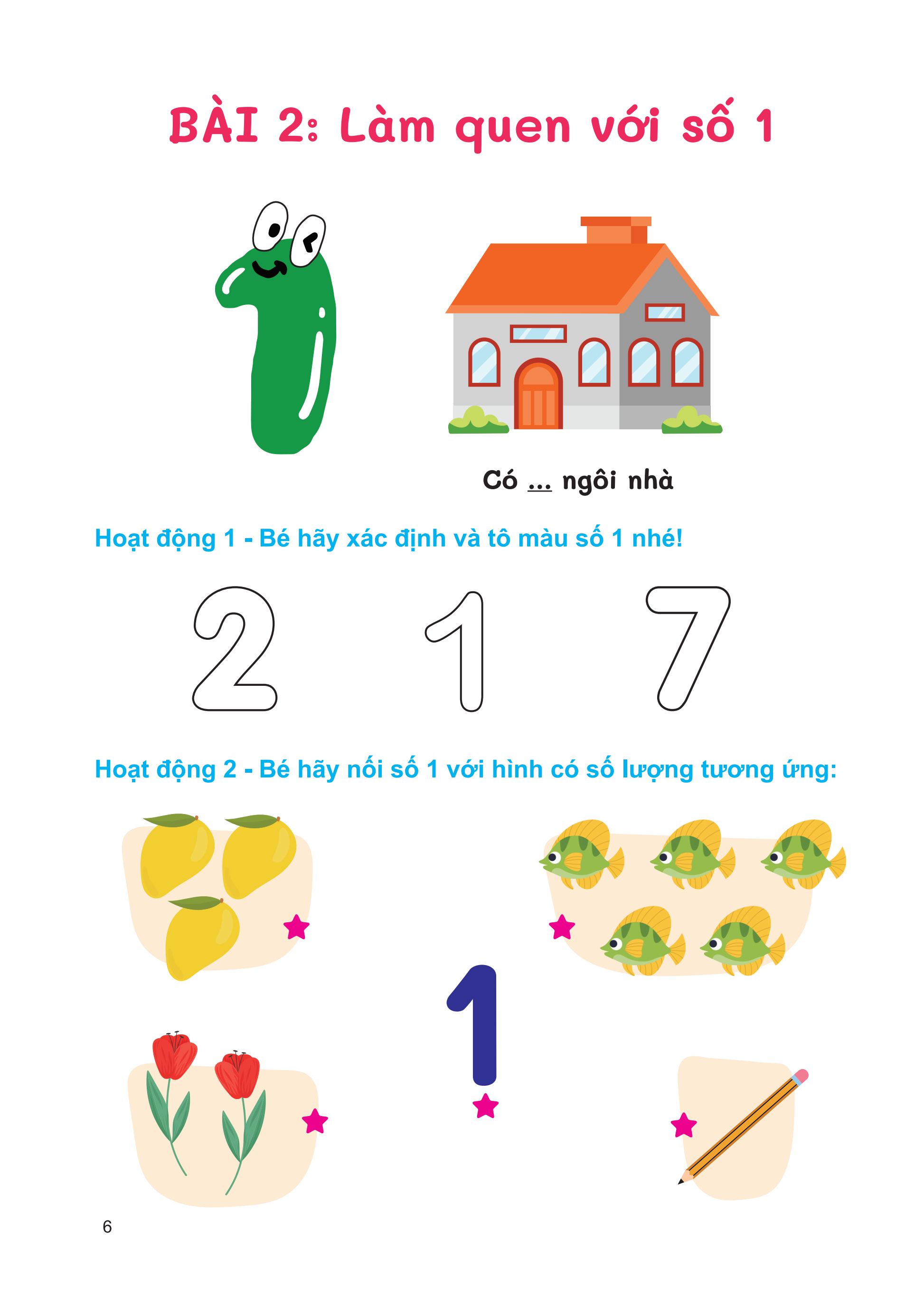 Tự Tin Vào Lớp 1 - Luyện Tập Tô Số Cơ Bản Và Tập Đếm