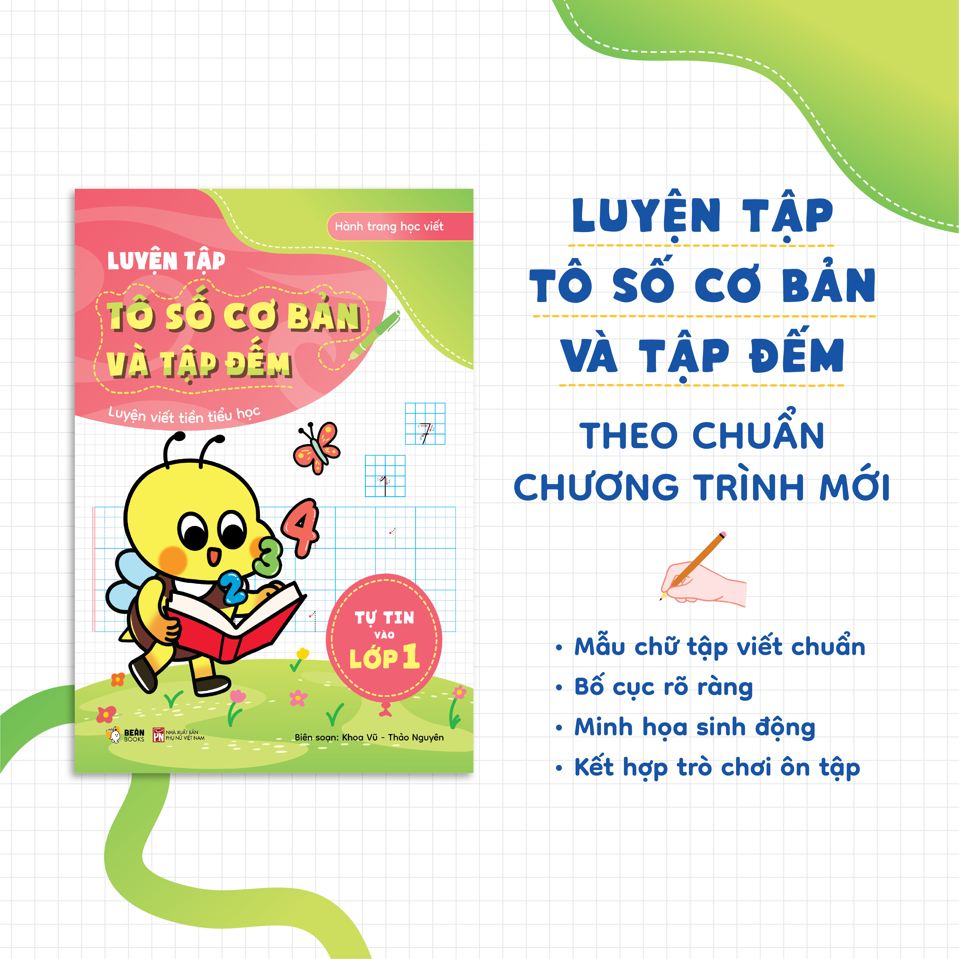 Tự Tin Vào Lớp 1 - Luyện Tập Tô Số Cơ Bản Và Tập Đếm