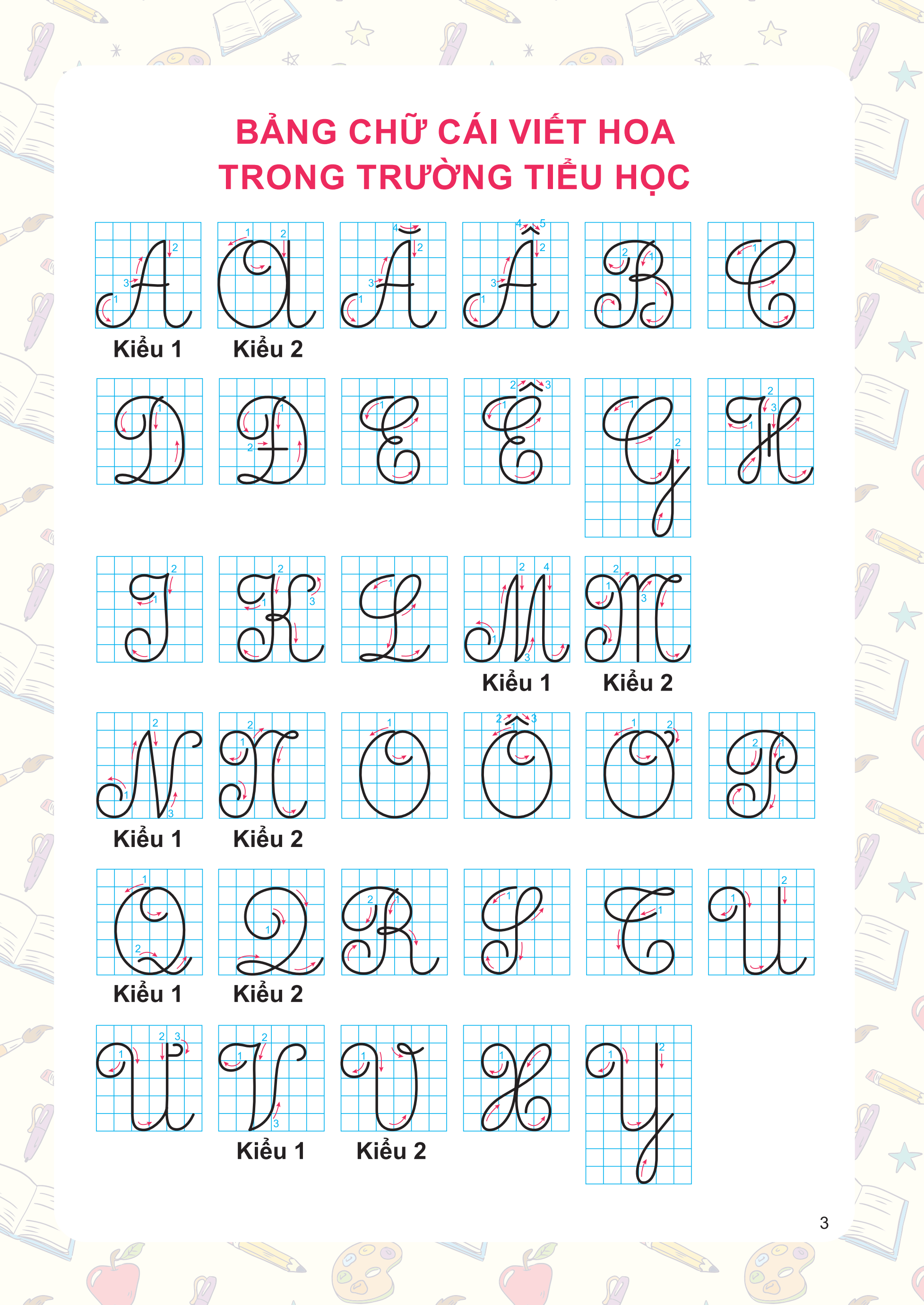 Tự Tin Vào Lớp 1 - Tô Chữ Viết Hoa