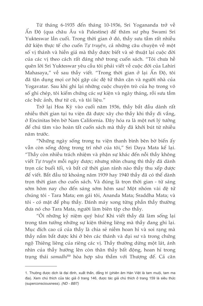 tự truyện của một yogi (tái bản)