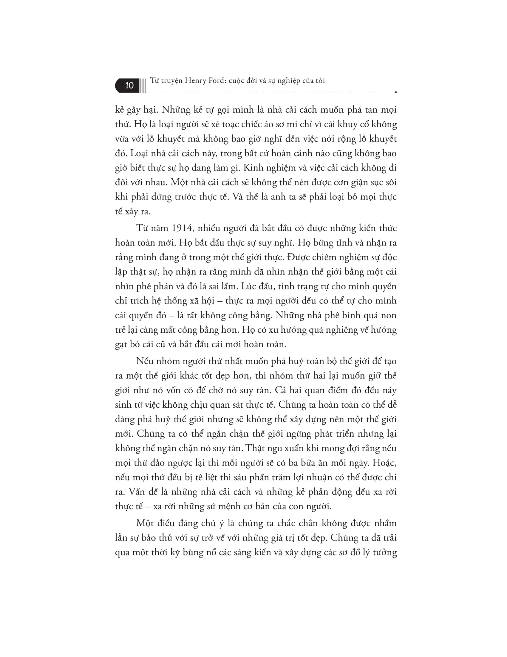 tự truyện henry ford - cuộc đời và sự nghiệp của tôi