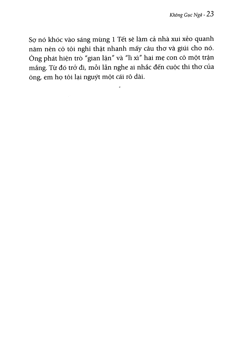 tự truyện nguyễn bích lan - không gục ngã (tái bản)