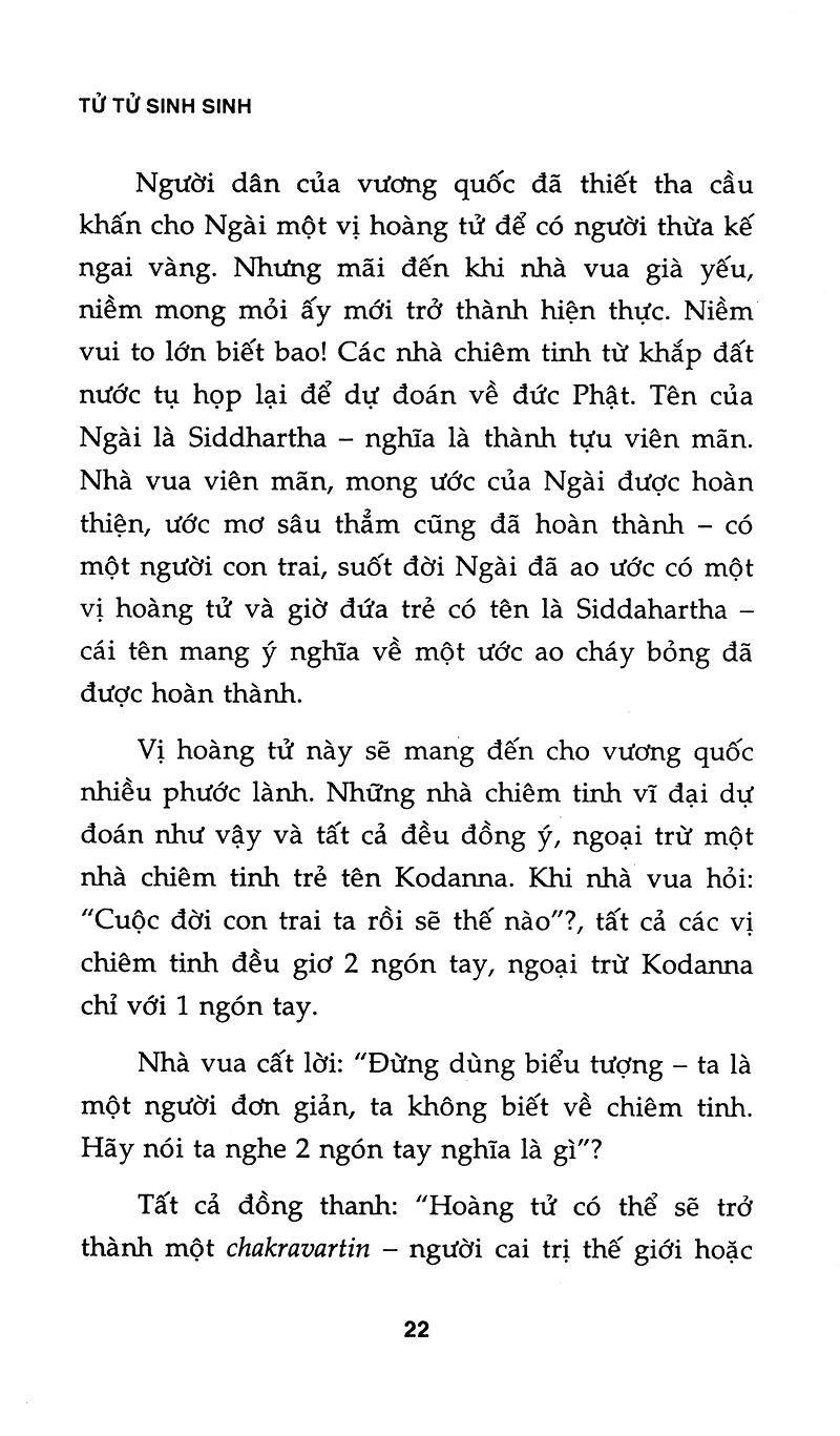 tử tử sinh sinh - đi tìm ý nghĩa đích thực của cuộc đời (tái bản)