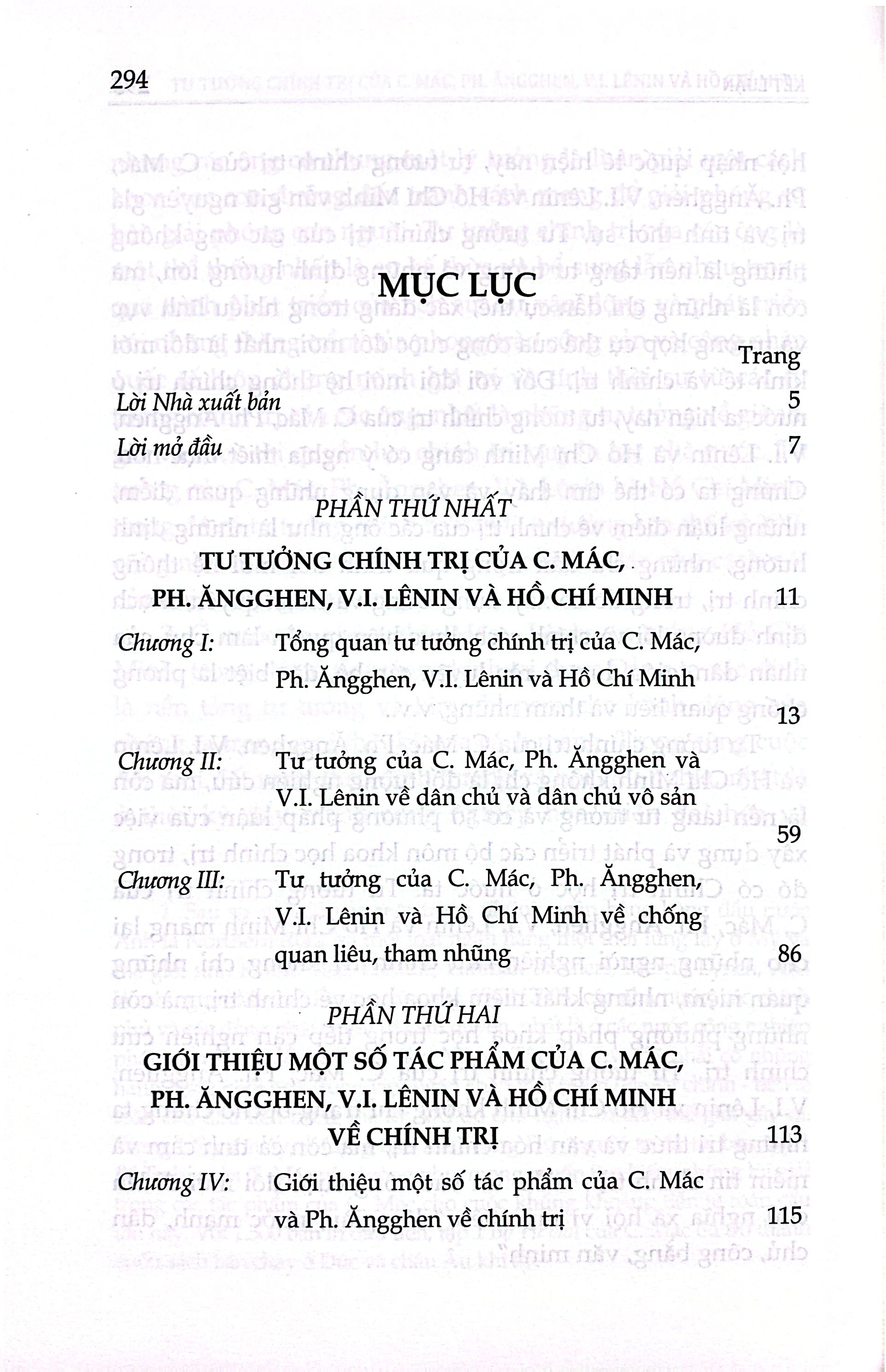 Tư Tưởng Chính Trị Của C.Mác, Ph.Ăngghen V.I.Lênin Và Hồ Chí Minh