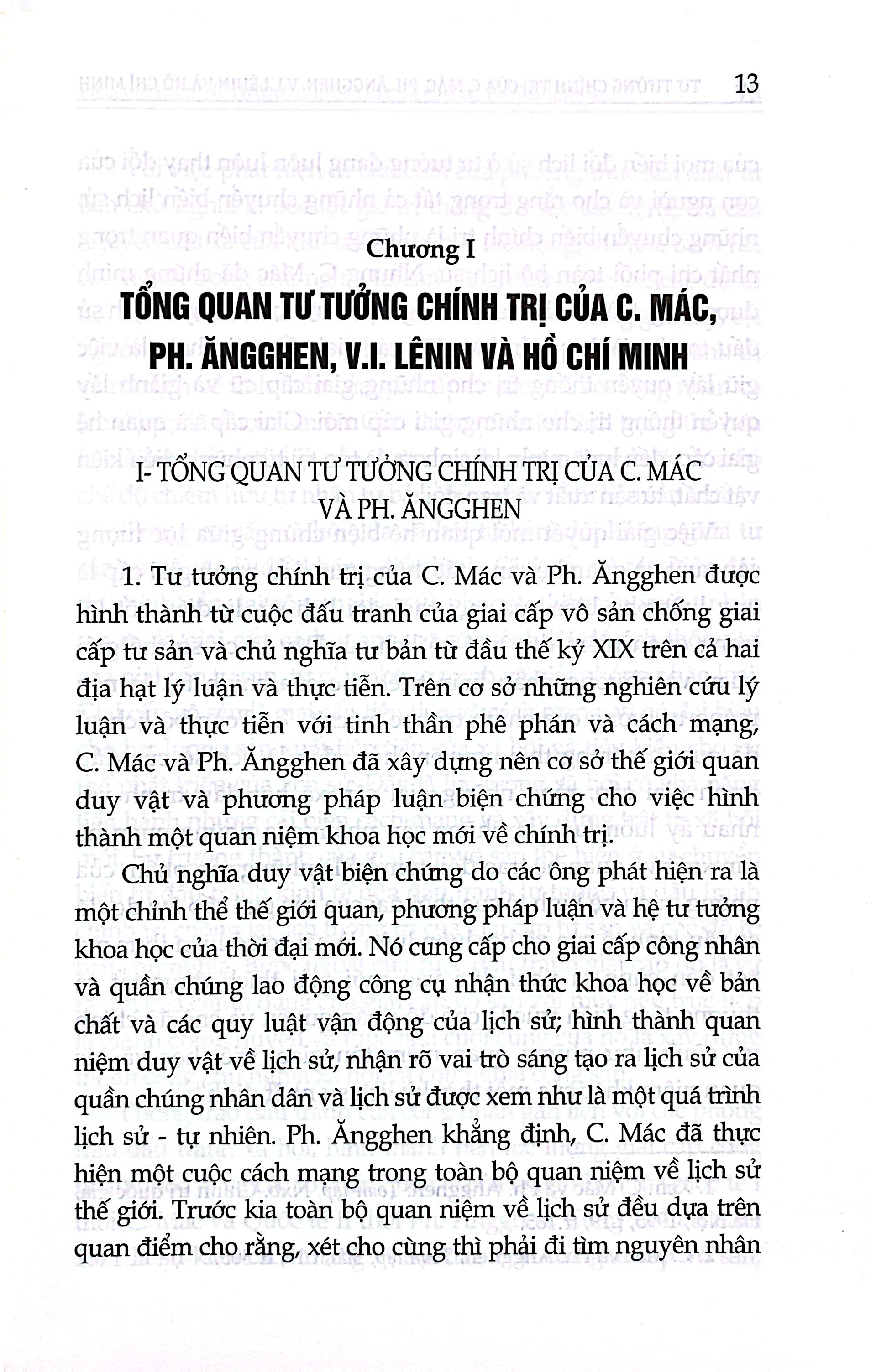 Tư Tưởng Chính Trị Của C.Mác, Ph.Ăngghen V.I.Lênin Và Hồ Chí Minh