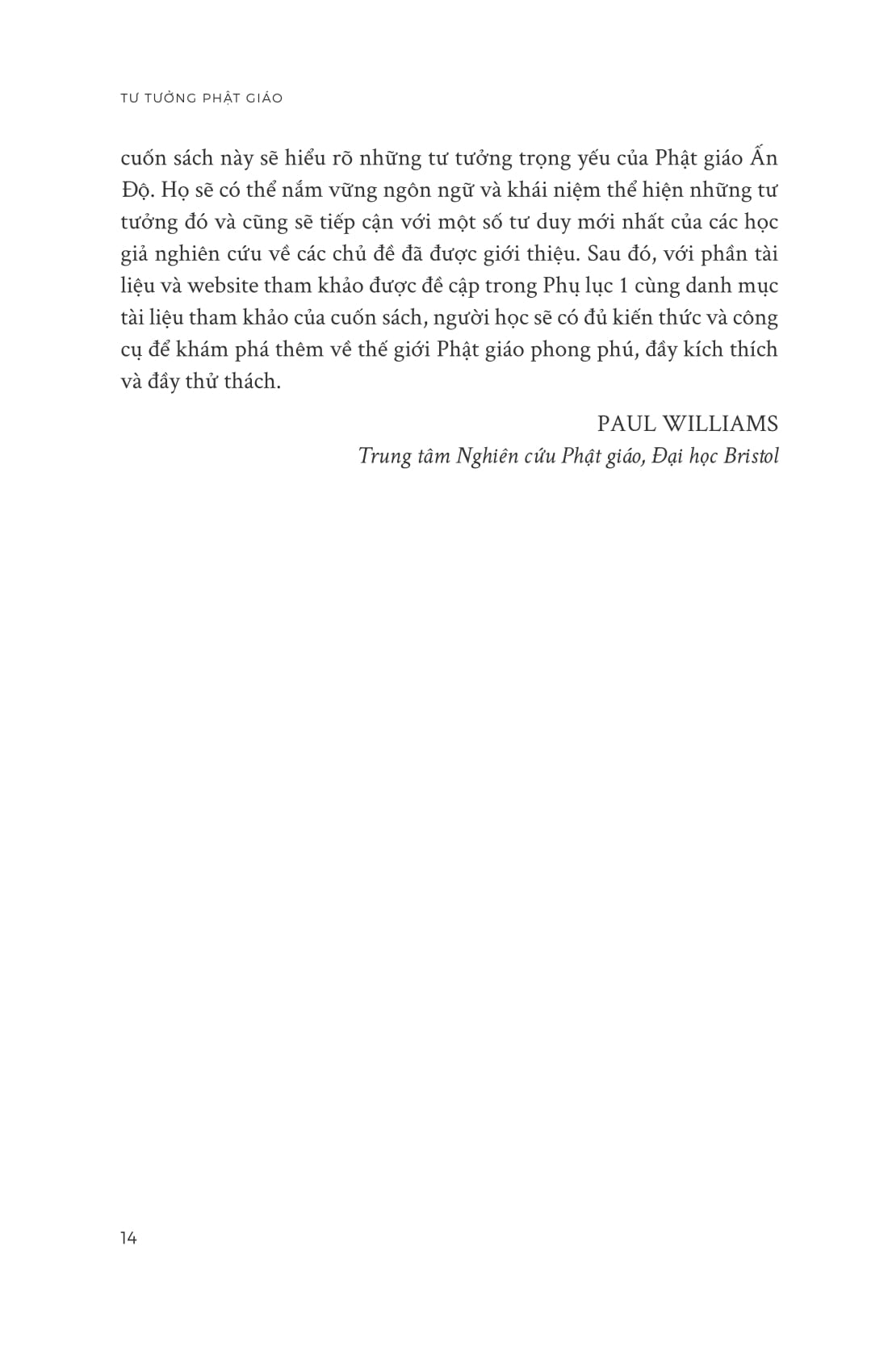 tư tưởng phật giáo - một giới thiệu toàn diện về truyền thống ấn độ