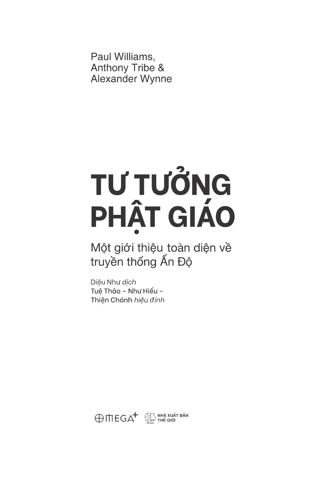 tư tưởng phật giáo - một giới thiệu toàn diện về truyền thống ấn độ