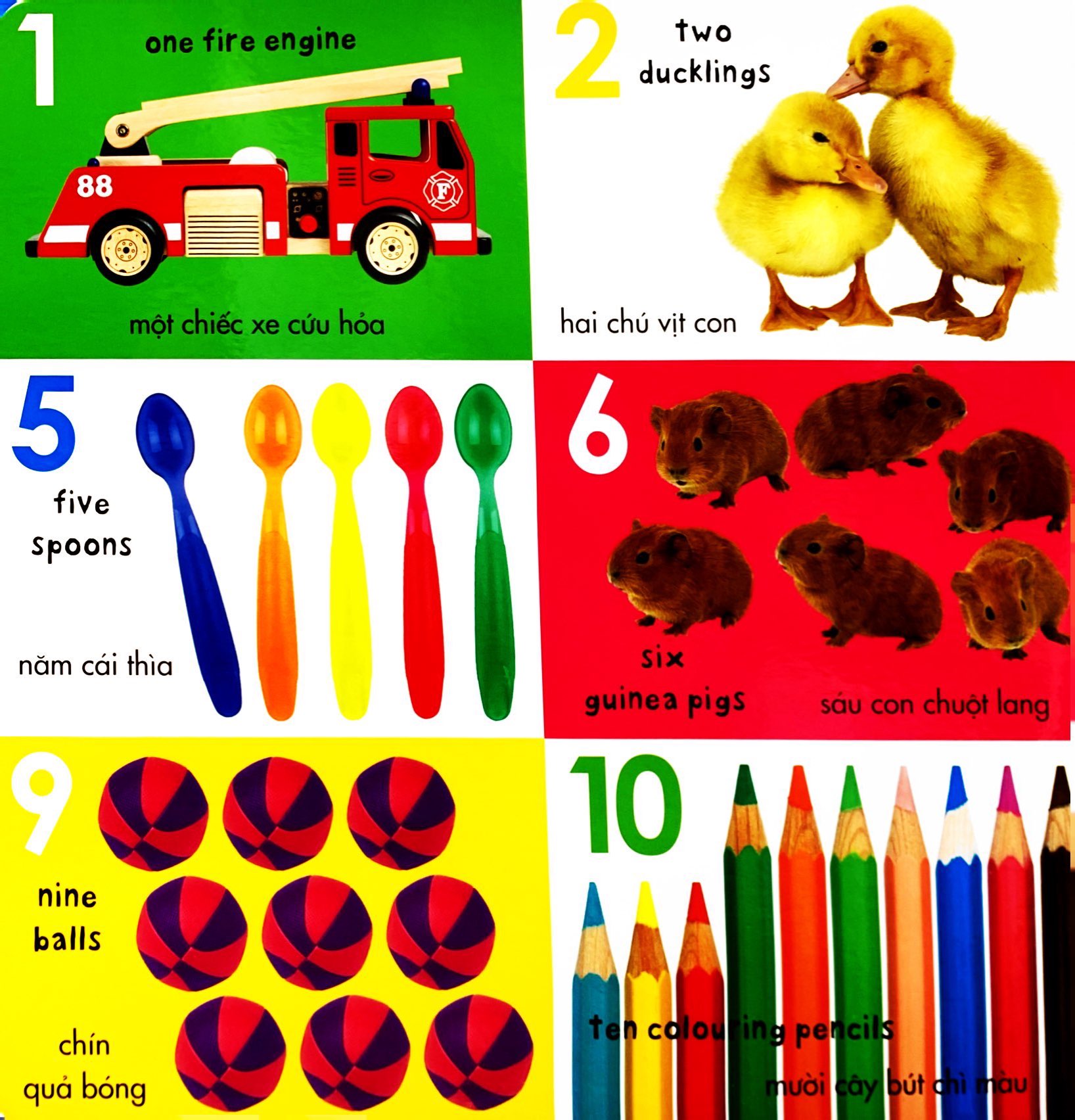 từ vựng đầu đời của bé - 100 con số đầu tiên