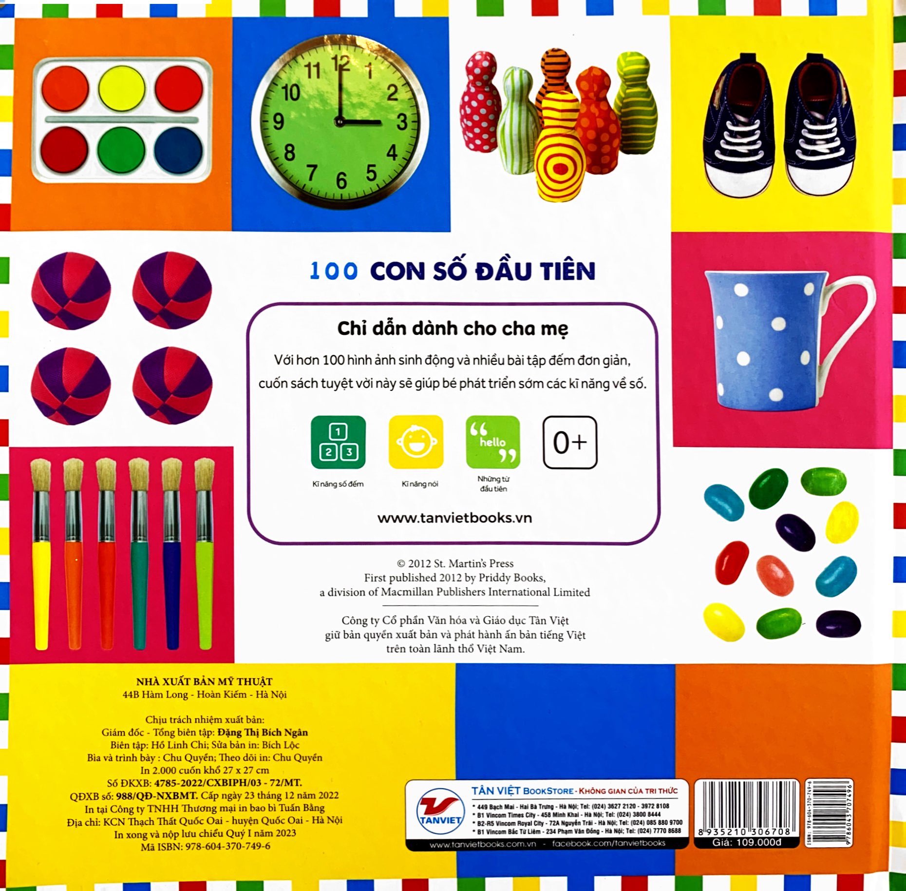 từ vựng đầu đời của bé - 100 con số đầu tiên