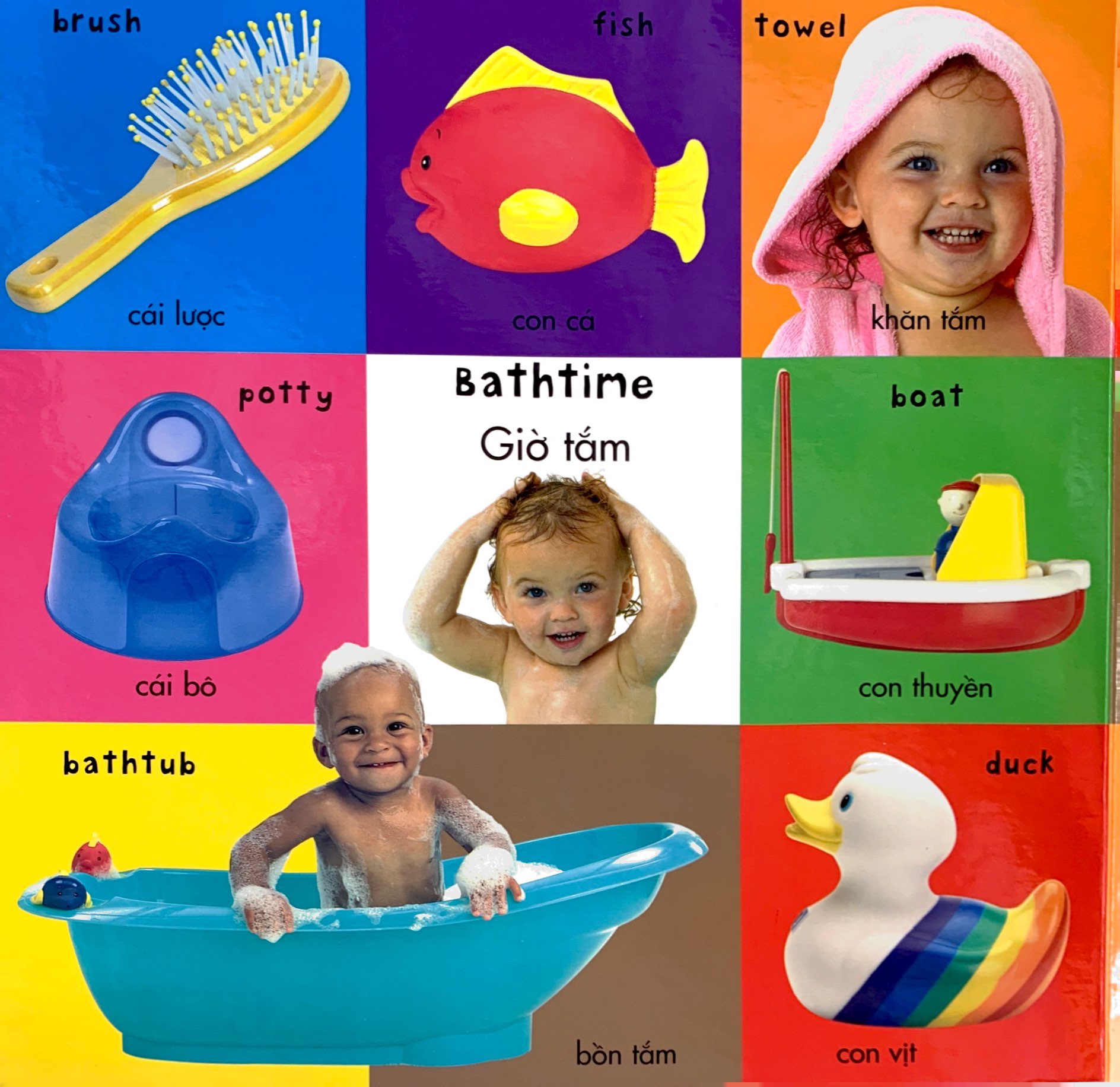 từ vựng đầu đời của bé - 100 từ vựng đầu tiên